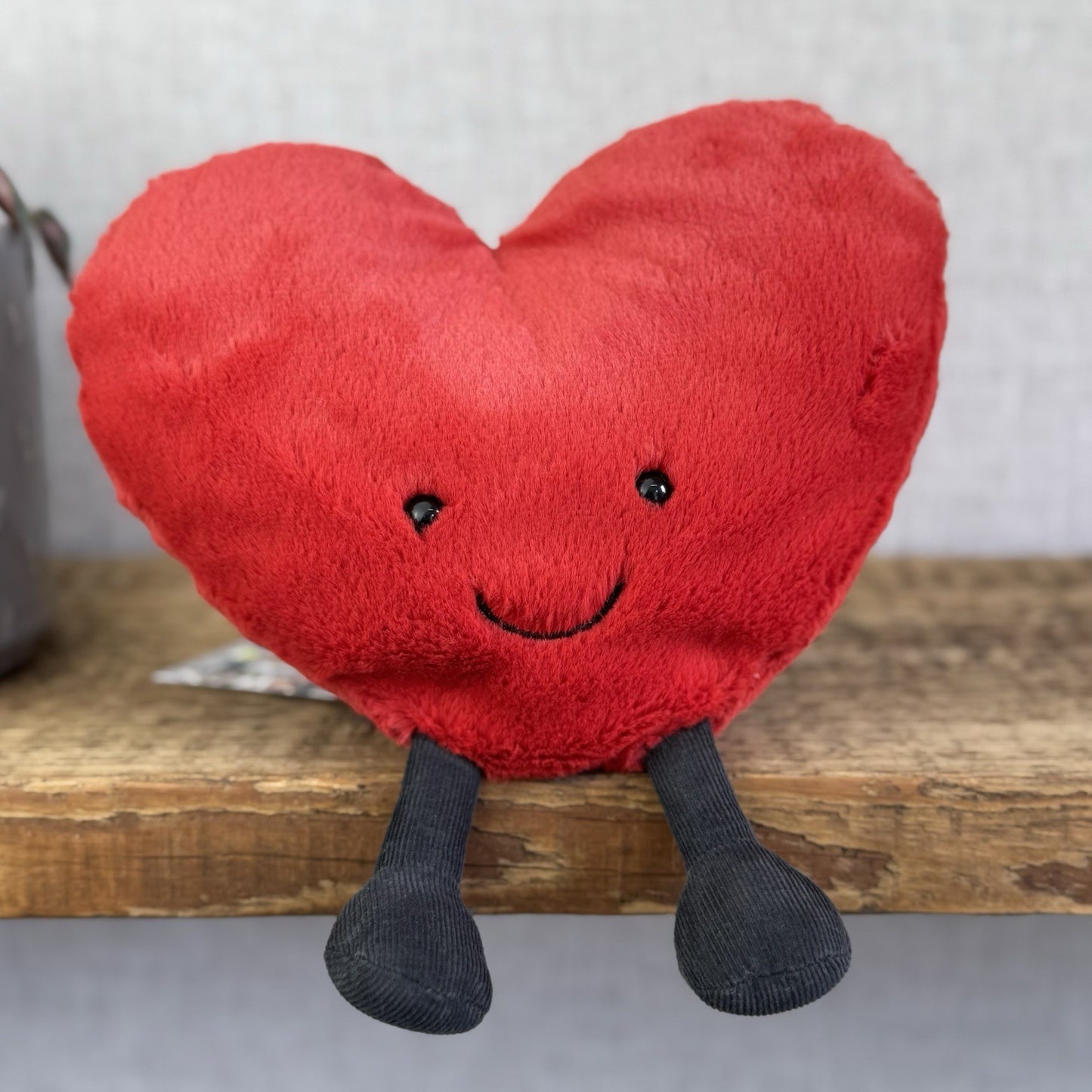 Jellycat Amuseable Red Heart - Larger Heart Beanie Plush Valentine 8"