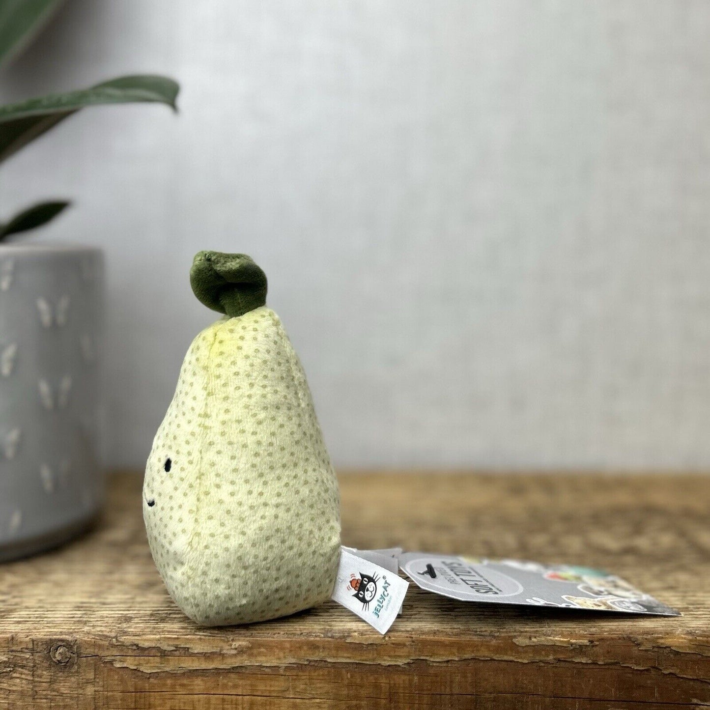 Jellycat Fabulous Fruit Pear - Small Pear Play Food - Pear Plush Soft Toy 5"