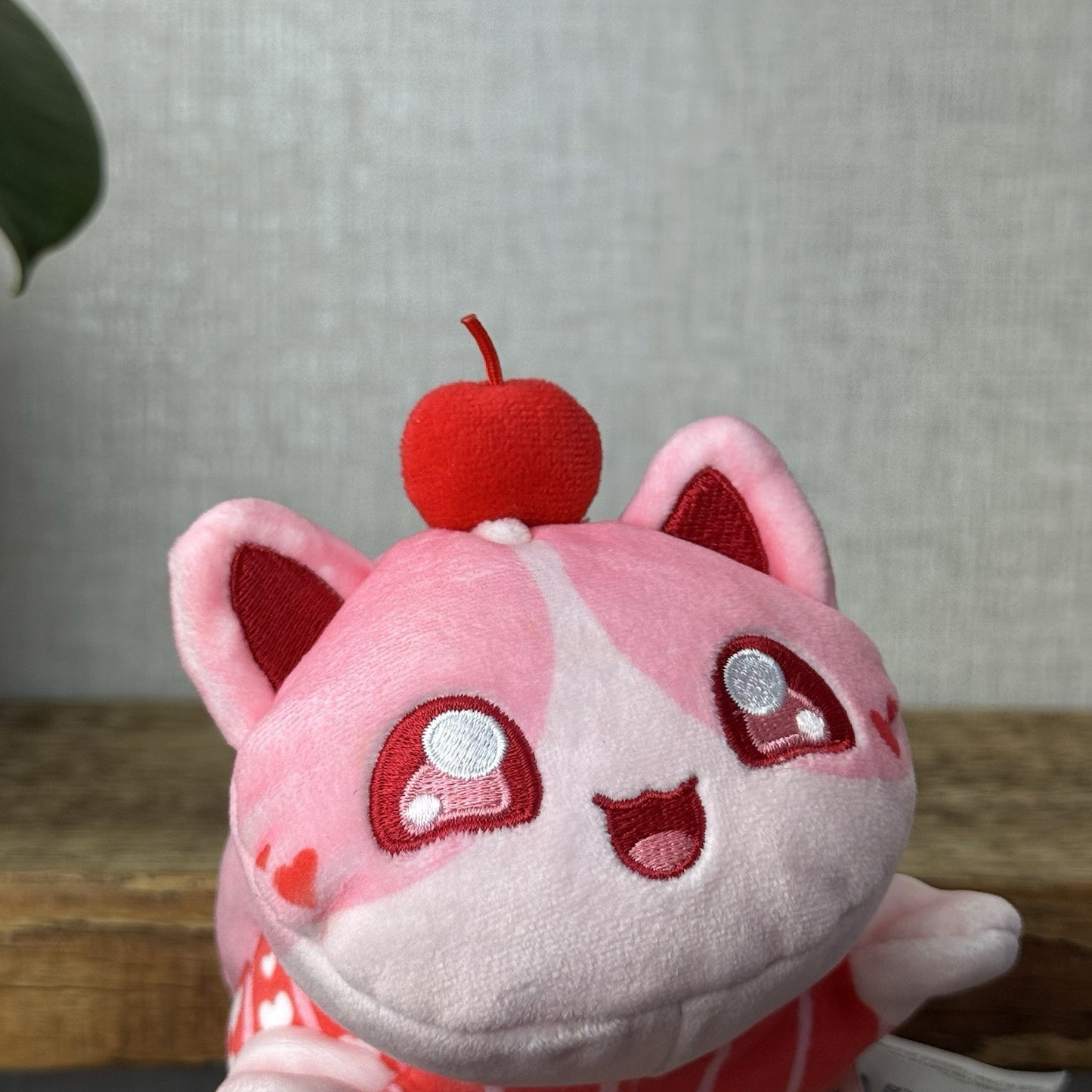 Aphmau MeeMeows - Cherry Cupcake - Cute Pink Kawaii Soft Toy Collectible 5"