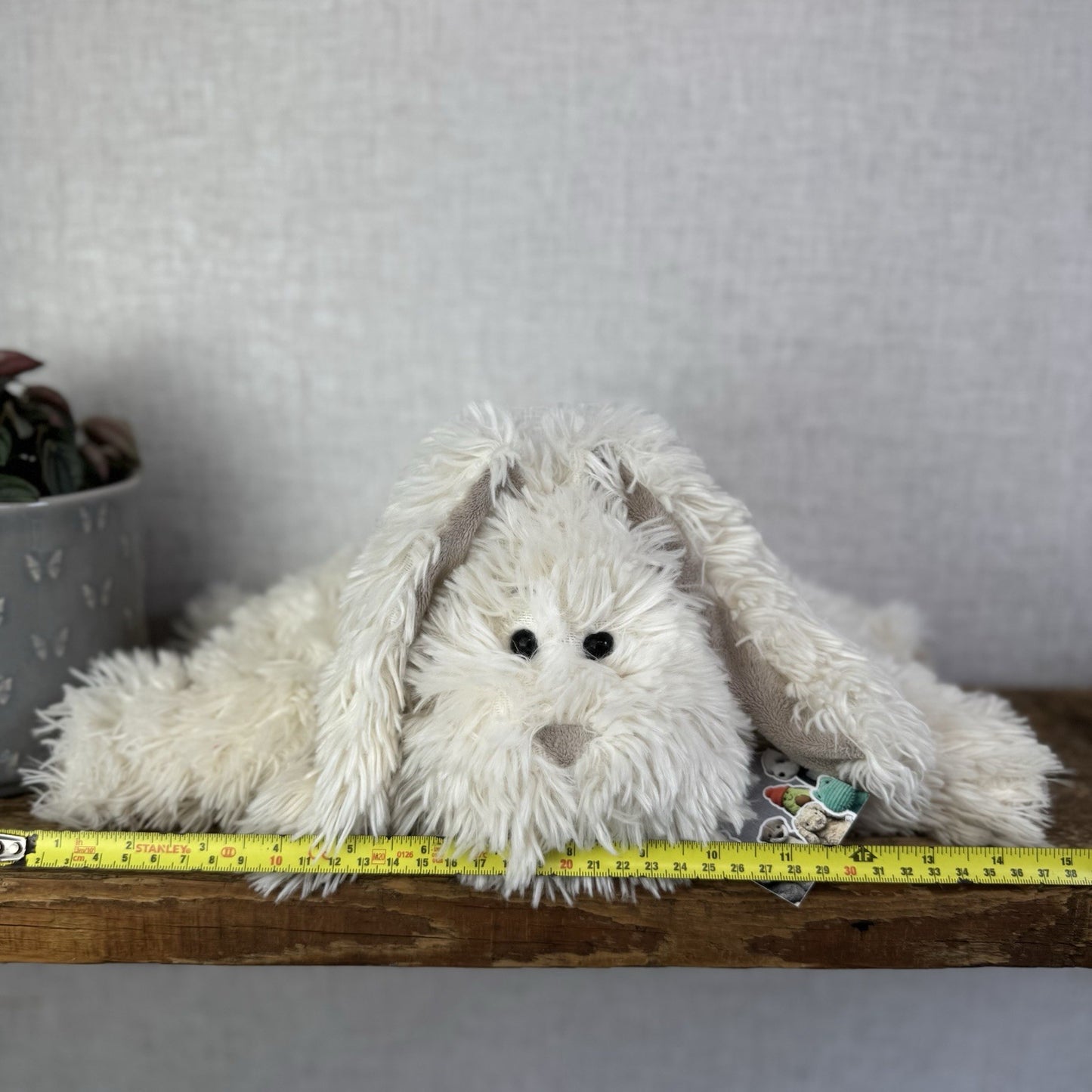 Jellycat Medium Truffles Bunny Rabbit - Large Cream Floppy Cushion Soft Vintage