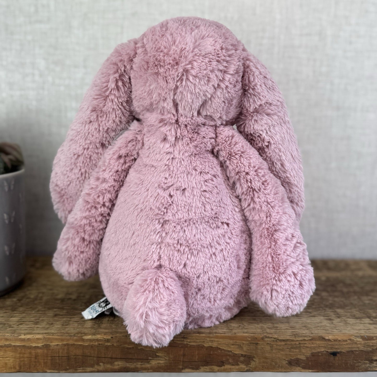 Jellycat Large Bashful Tulip Bunny Rabbit - Large Pink Rabbit Beanie Plush 16"