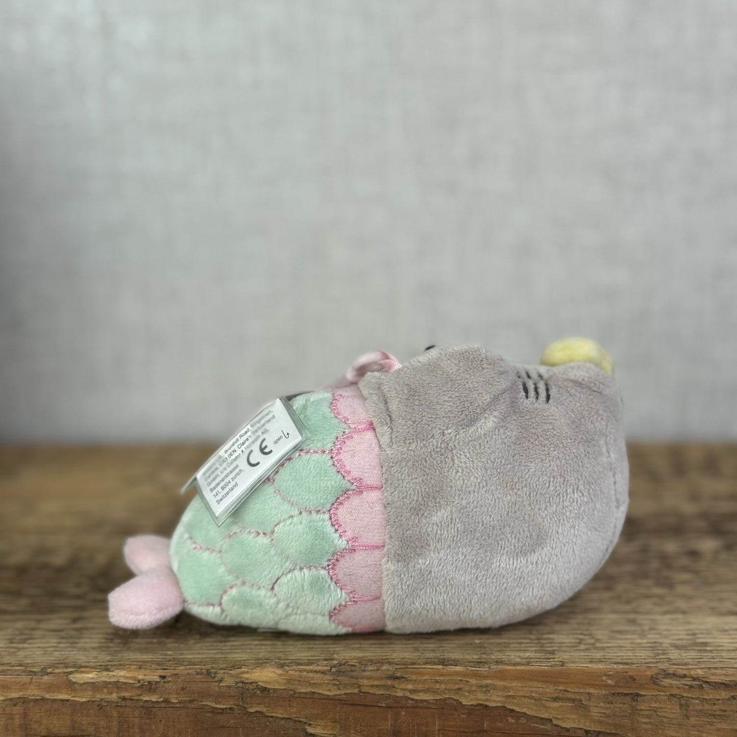 Gund Pusheen Cat - Mercat Mini Plush Bag Charm Clip Collectible With Tag 5"
