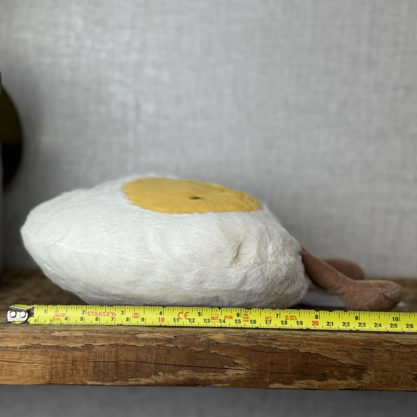 Jellycat Large Amuseable Egg - Large Smiling Egg Plush Beanie Retired 10"