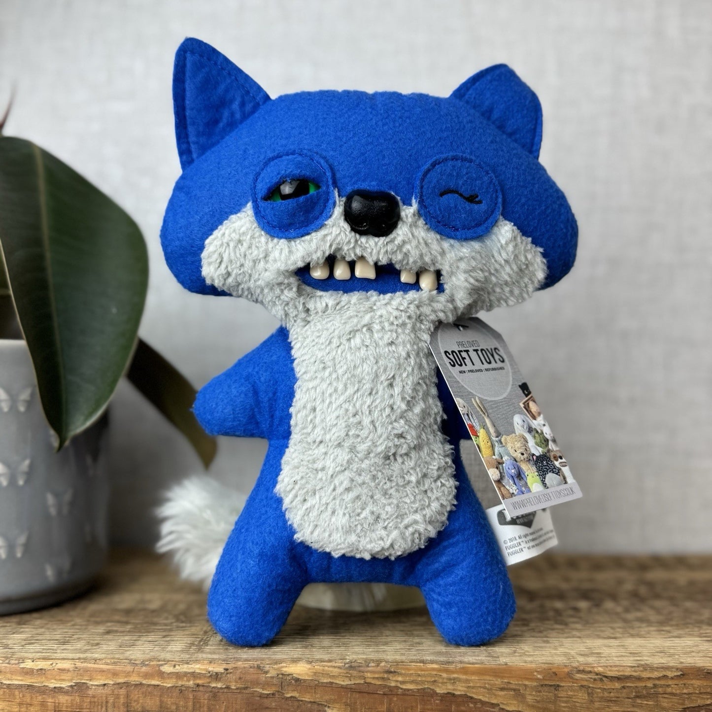 Fuggler Funny Ugly Monster Limited Edition - Suspicious Fox Winking Fluffy Belly