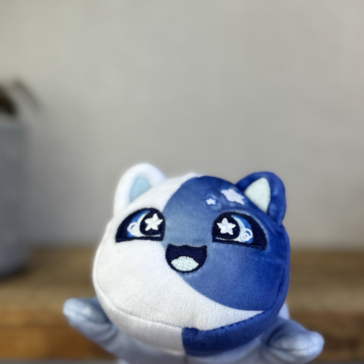 Aphmau MeeMeows - Celestial Moon Cat - Pocket Pal Squishy Blue Small Cat 5"