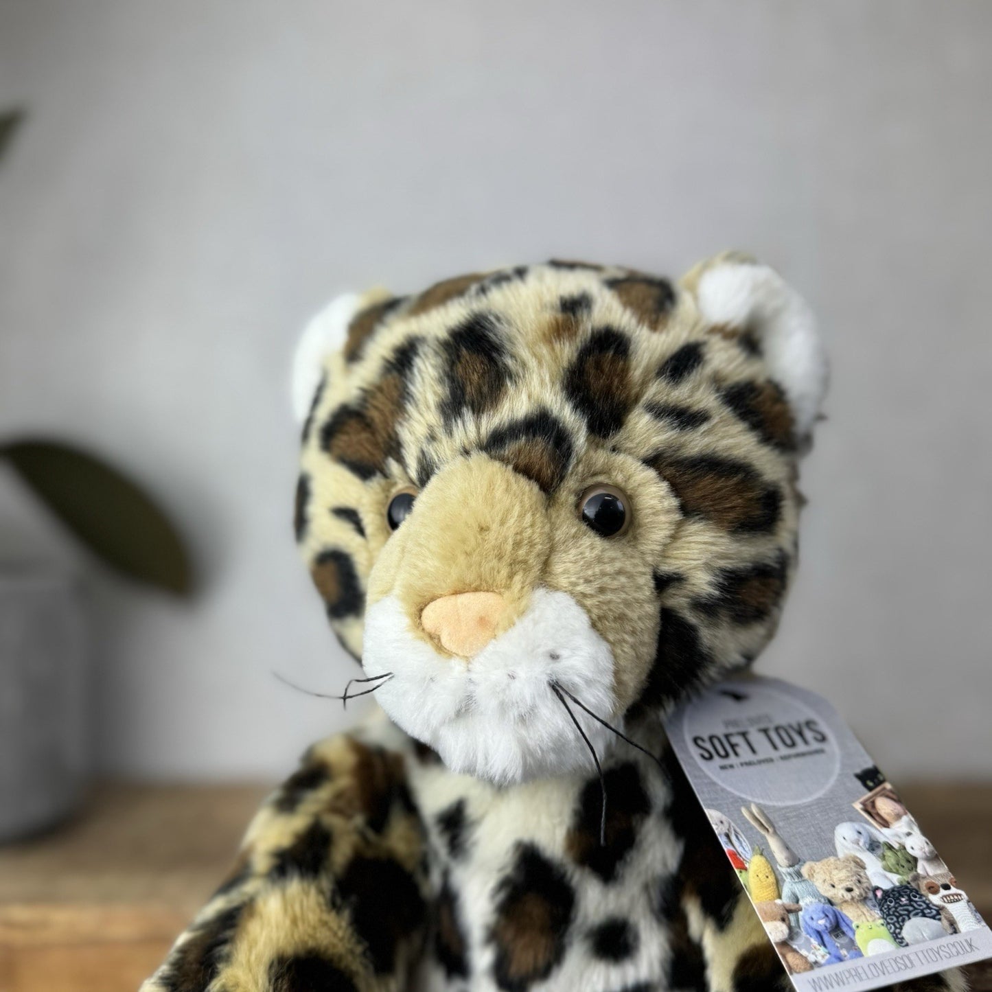 Build A Bear WWF Leopard Cheetah Plush Stuffed Animal 2012 World Wildlife 12"
