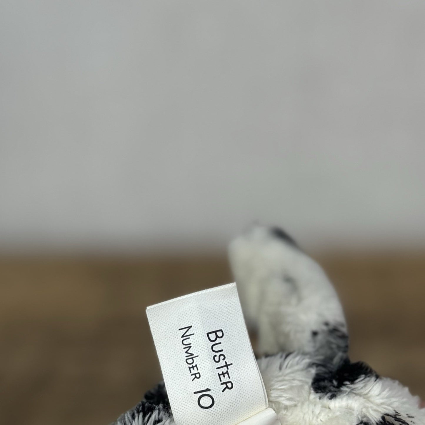 Blue Nose Friends Buster #10 - Grey/White Blue Nose Snow Leopard Soft Toy 5"
