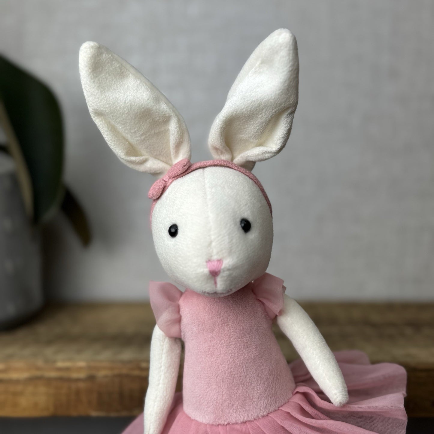 Jellycat Rose Pirouette Bunny Ballerina Rabbit Soft Toy Beanie Retired Pink 10”