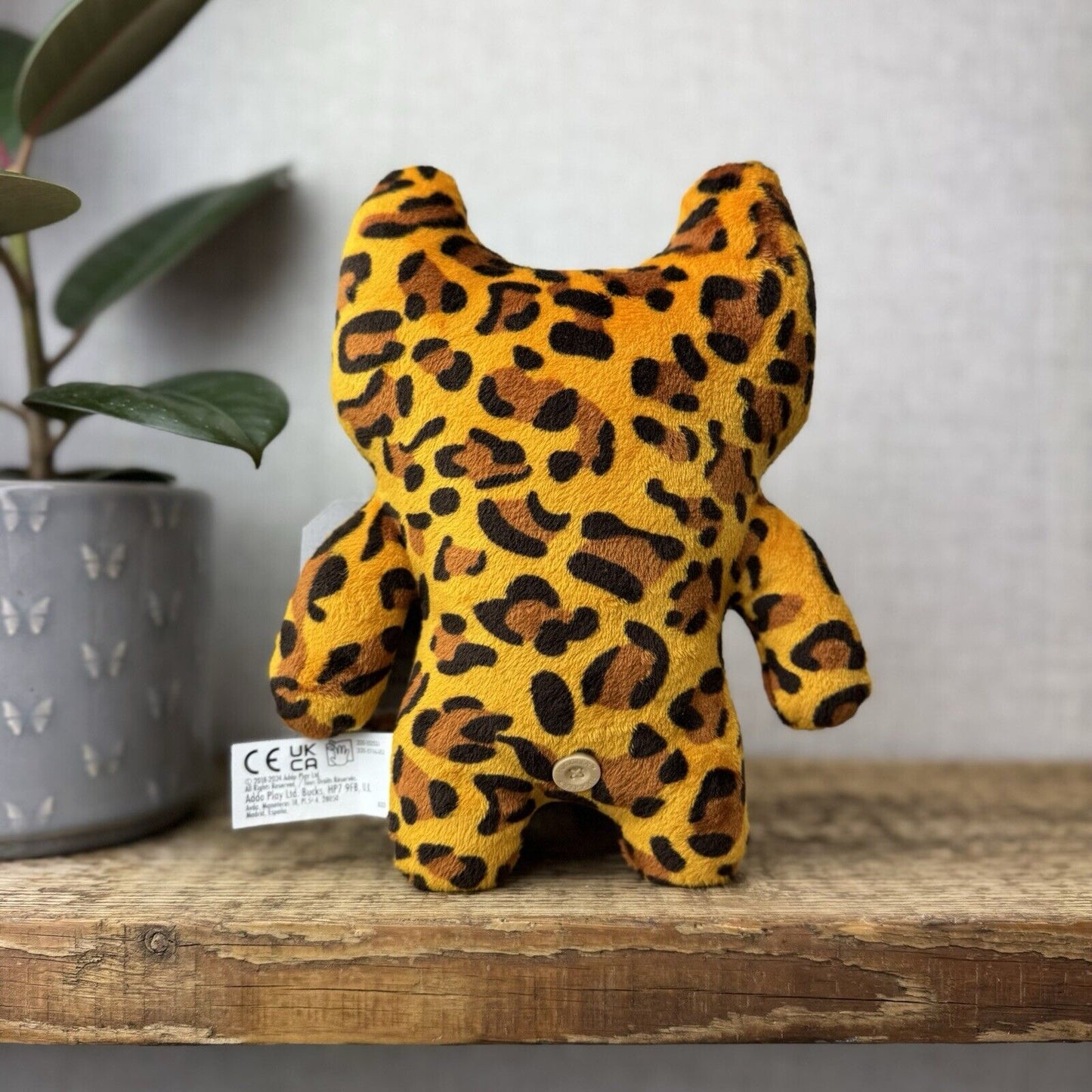 Fuggler Indecisive Monster - Leopard Print Fuggler Button Eyes Fun Ugly Monster