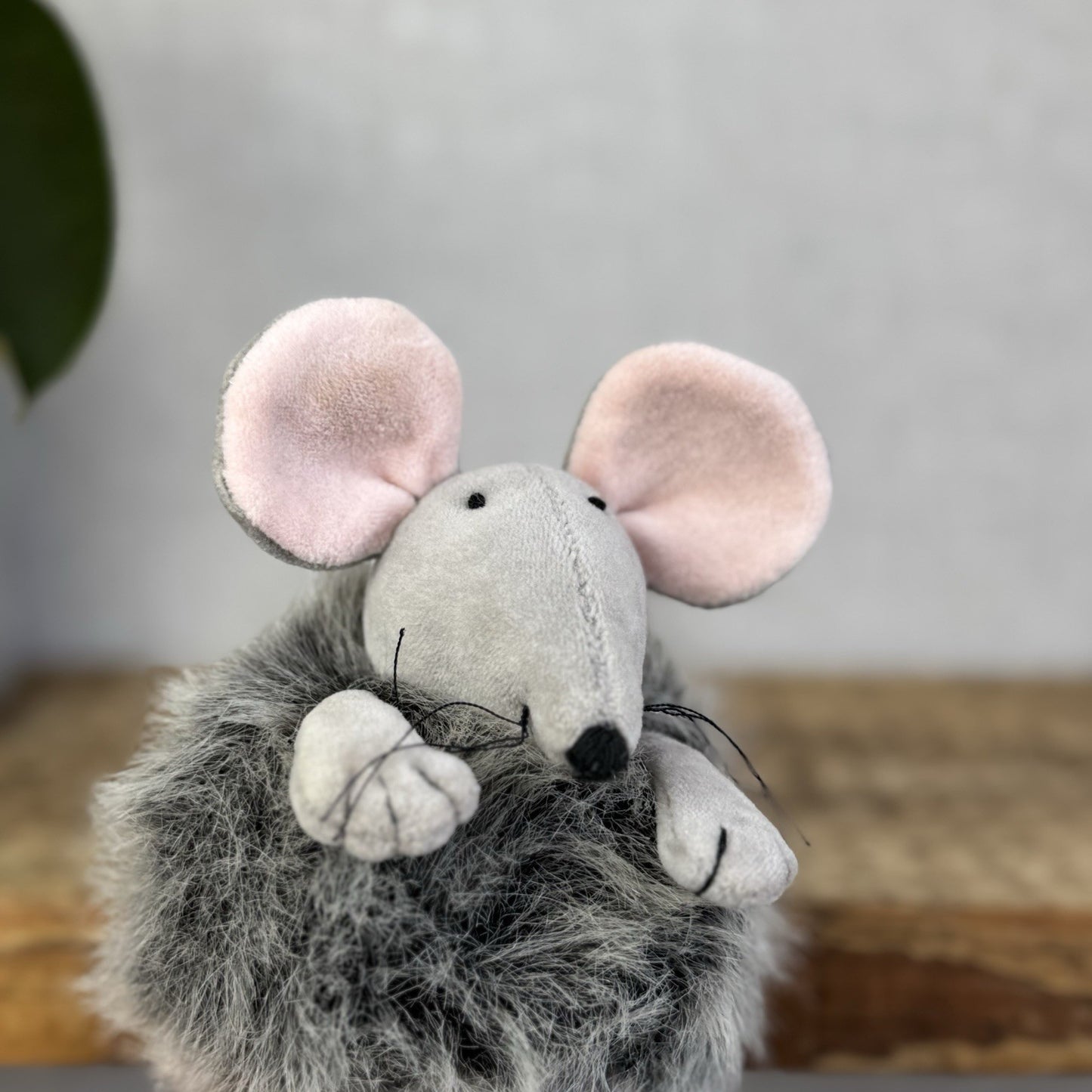 Jellycat Puffball Mouse - Fluffy Grey Ball Mouse Soft Toy Vintage Retired 5"