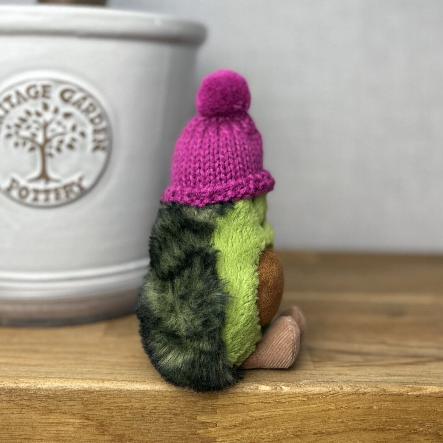 Jellycat Amuseable Cozi Avocado With Hat Plush Soft Toy - Fuschia Cozi Avacado