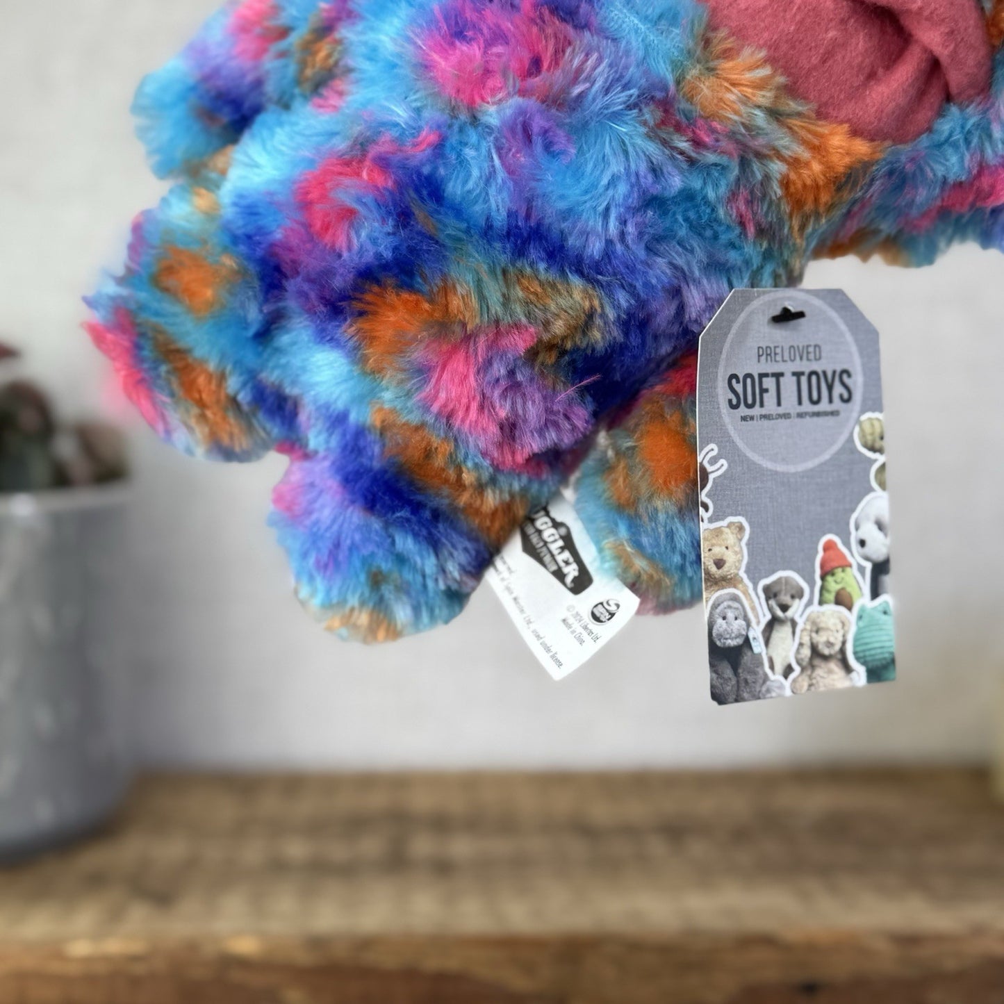 Fuggler Chaos Crew - Fluffy Mixed Blue/Orange Pink Funny Ugly monster Plush