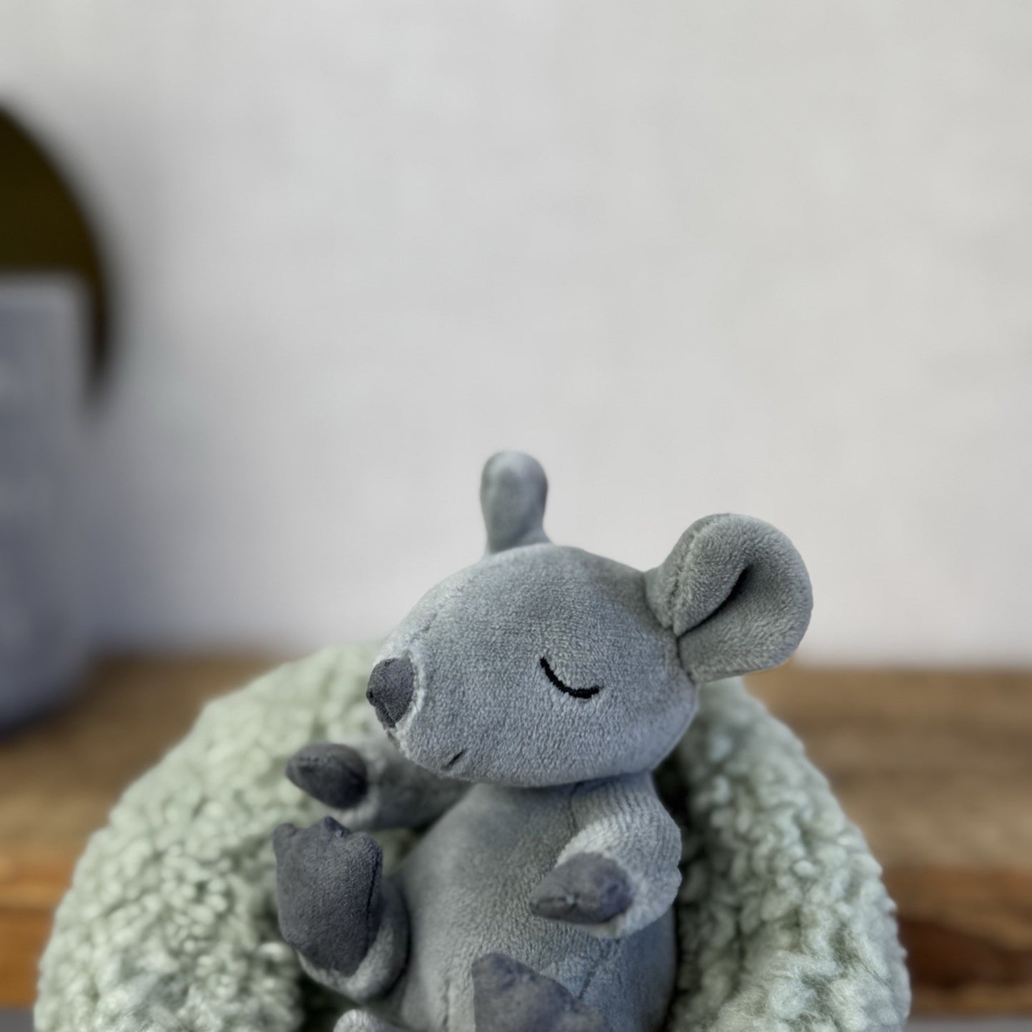 Jellycat Hibernating Mouse - Tiny Mouse In A Beanbag Nest Wildlife Plush Rare 5"