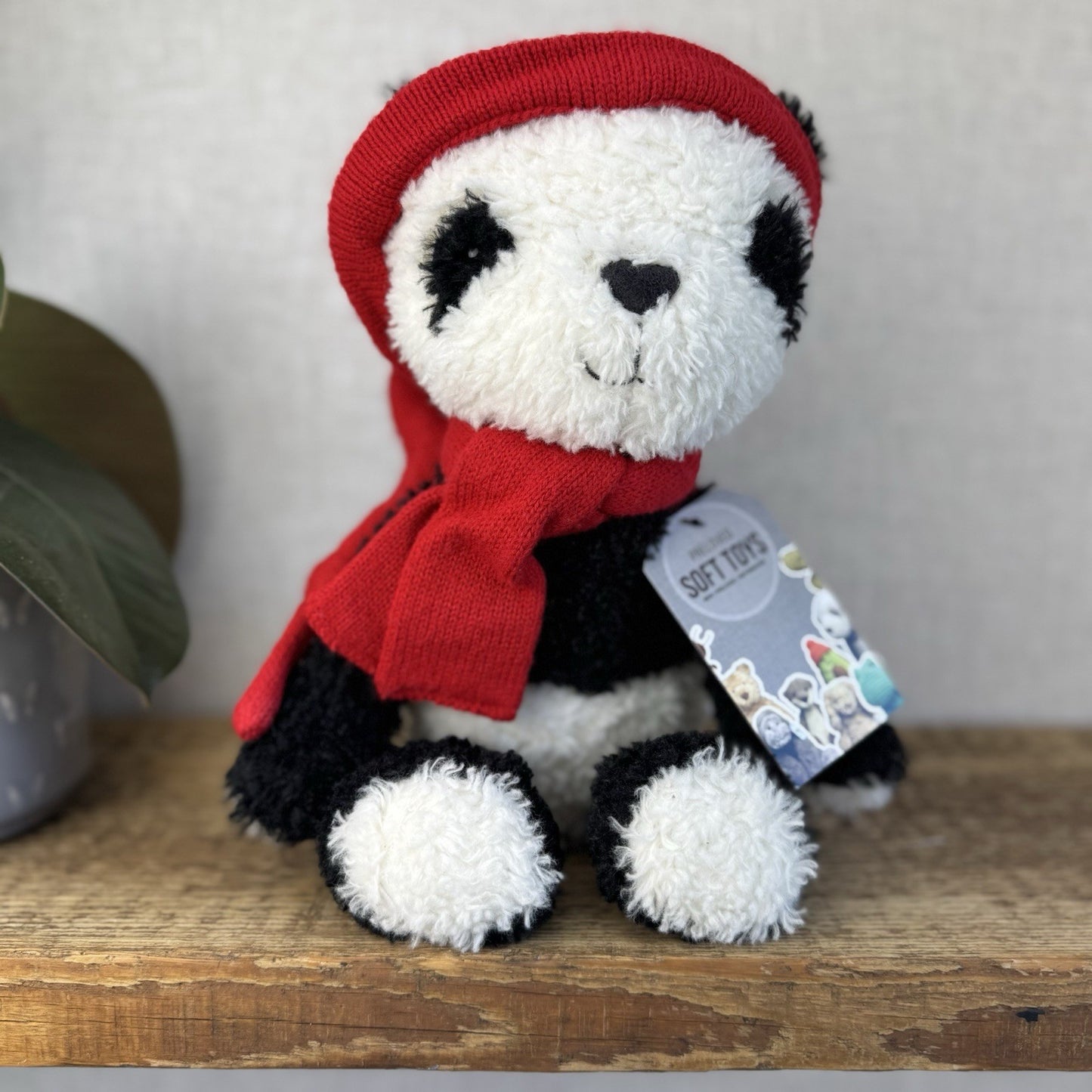 Jellycat Vintage Panda In Beanie & Scarf - John Lewis Exclusive Panda Beanie 14”