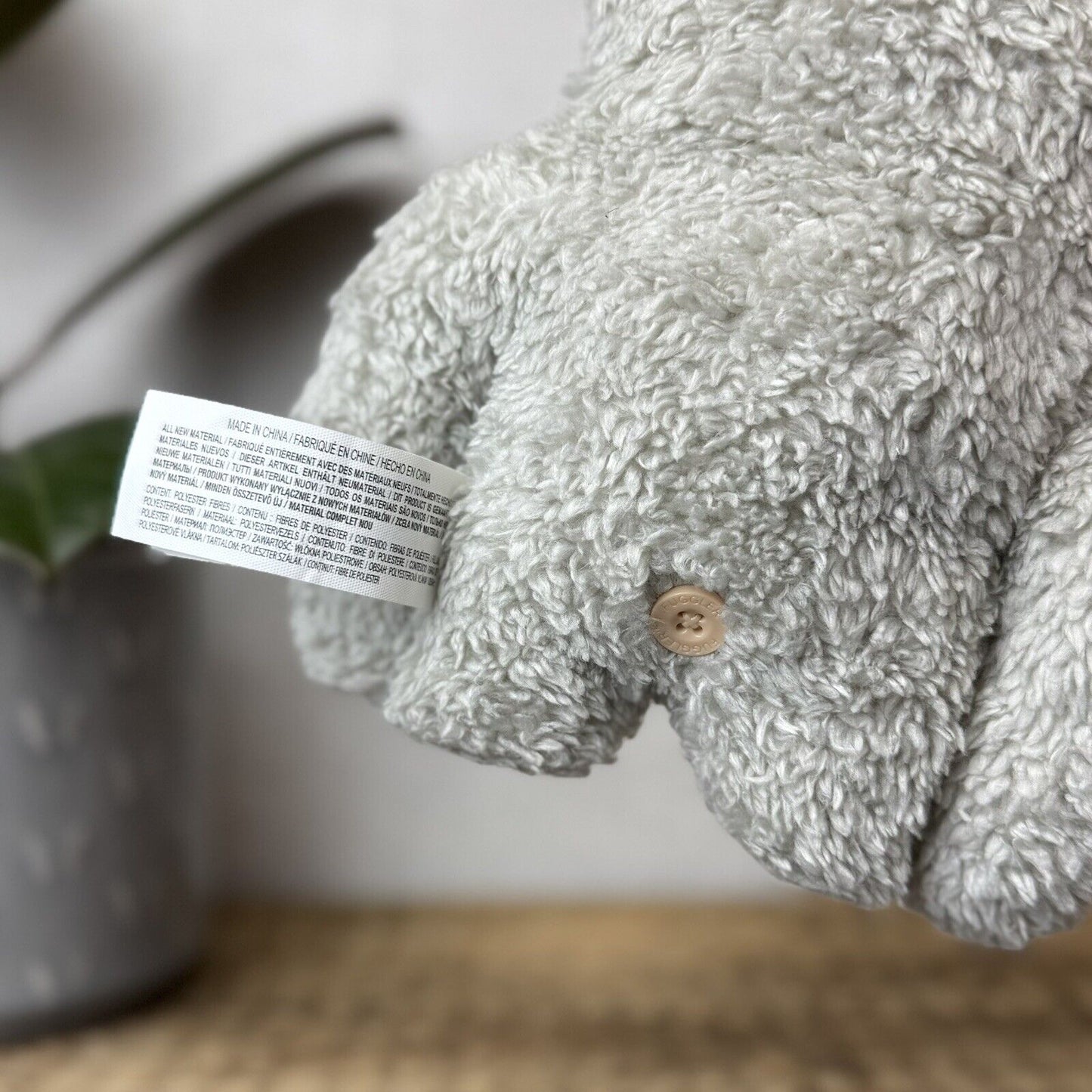 Fuggler - Sir Belch Snuggler - Fluffy Grey Monster Tongue Out Collectible Grey