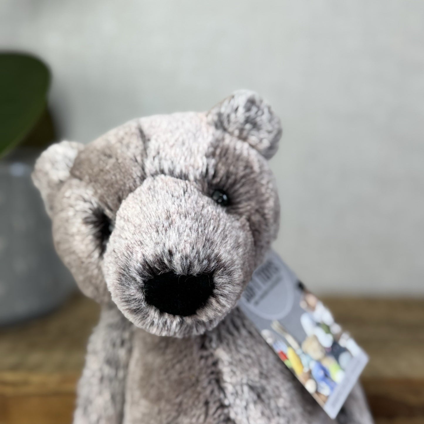 Jellycat Bramble Bear - Medium Woodland/cottontail colour Bashful Bear 12"