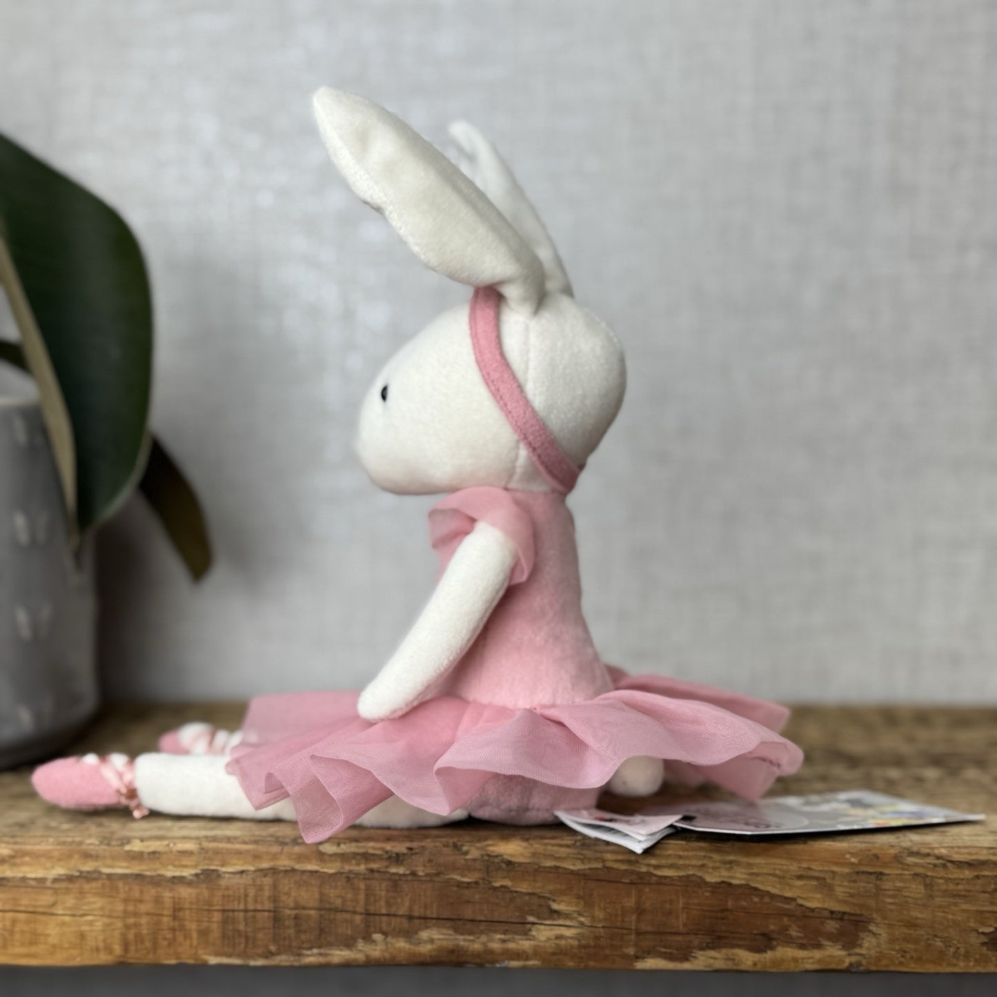 Jellycat Rose Pirouette Bunny Ballerina Rabbit Soft Toy Beanie Retired Pink 10”