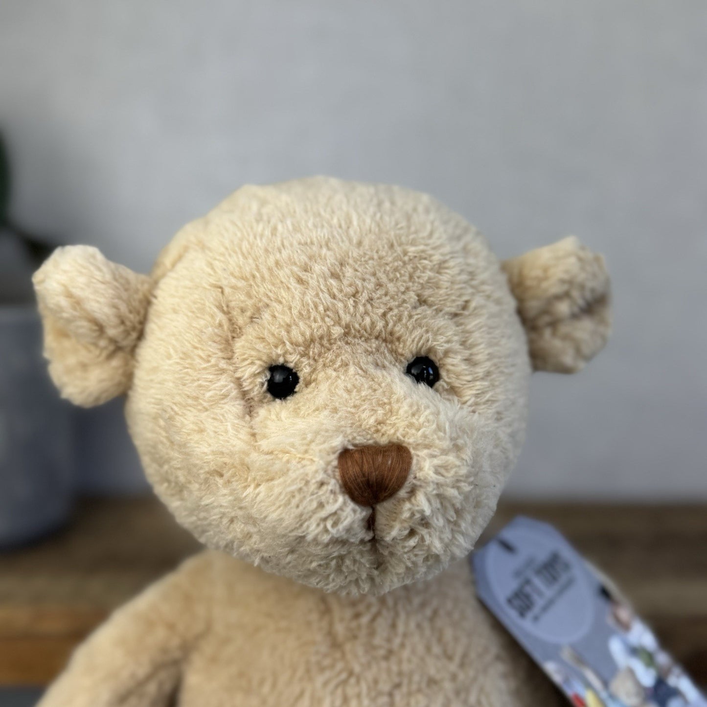 Barbara Bukowski Teddy Bear - Julian Lionheart Honey Beige Beanie Bear Retired