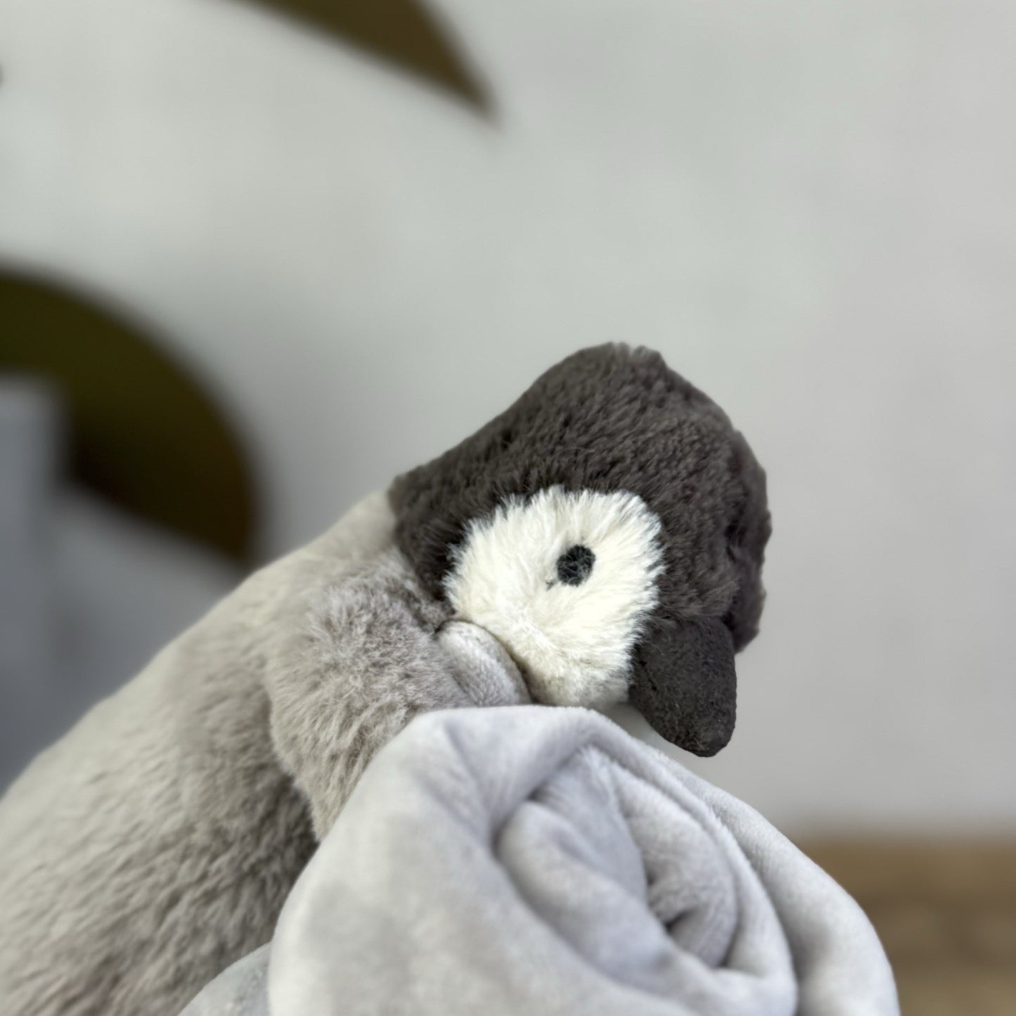 Jellycat Grey Percy Penguin Soother Comforter Comfort Blankie Soft Toy Plush