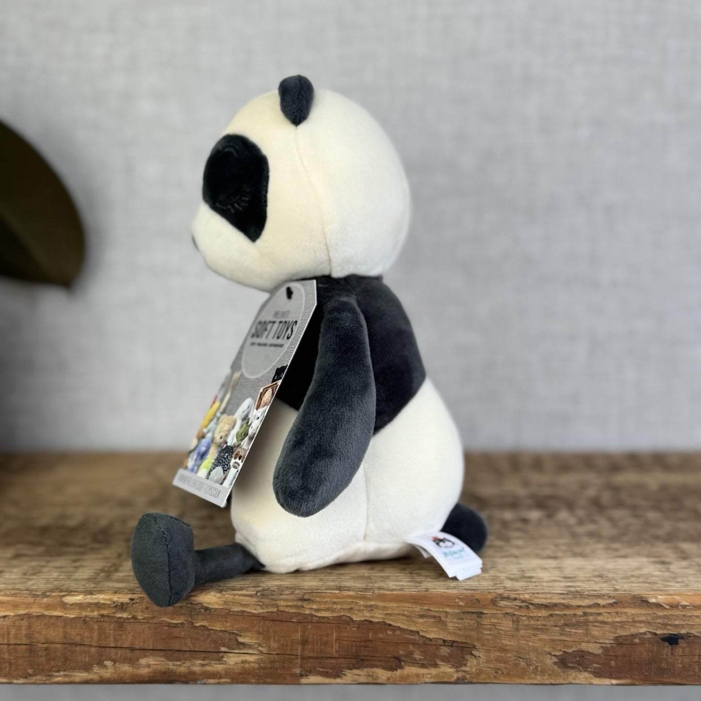 Jellycat Sleepee Panda Small - Small Velour Panda Beanie Plush Retired 10"