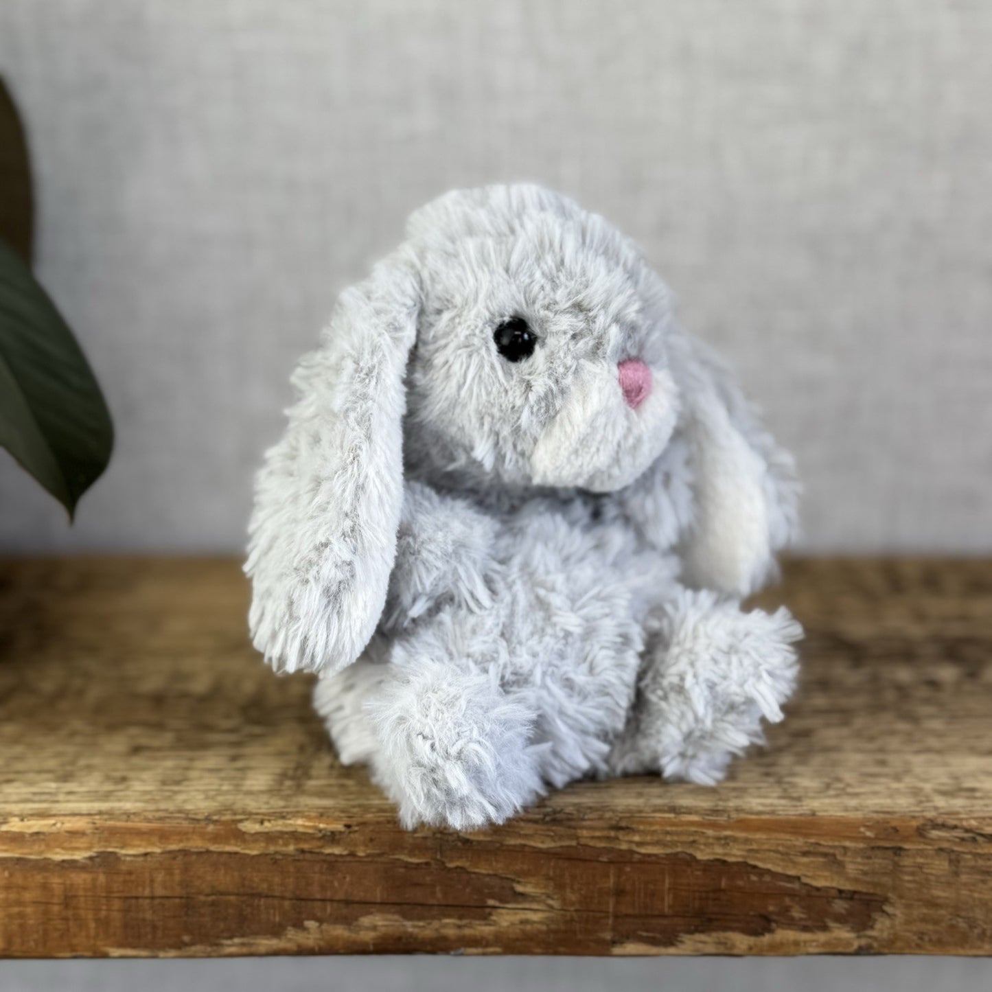 Jellycat Yummy Bunny Grey - New Without Tags - Small Beanie Rabbit Light Grey 5"
