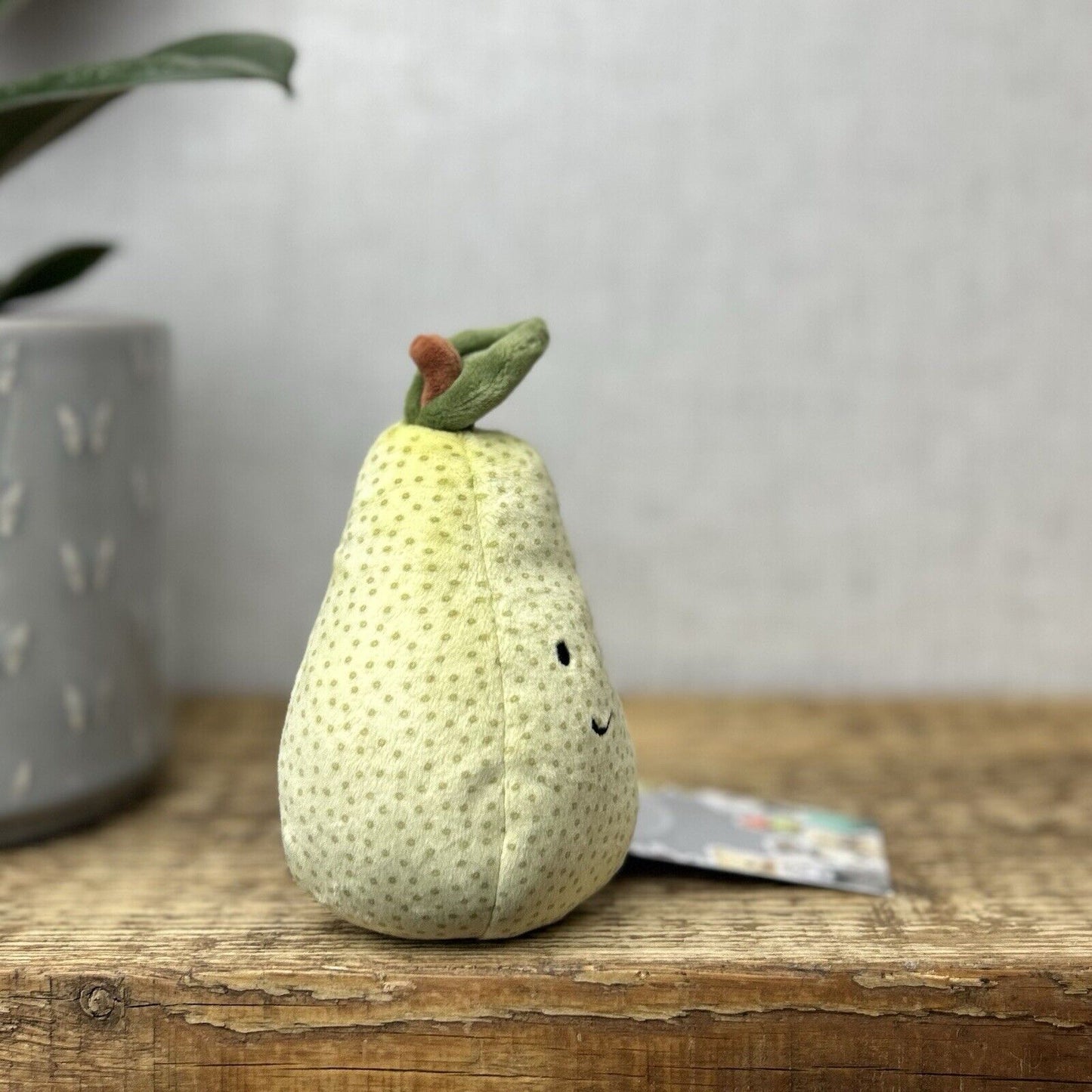 Jellycat Fabulous Fruit Pear - Small Pear Play Food - Pear Plush Soft Toy 5"