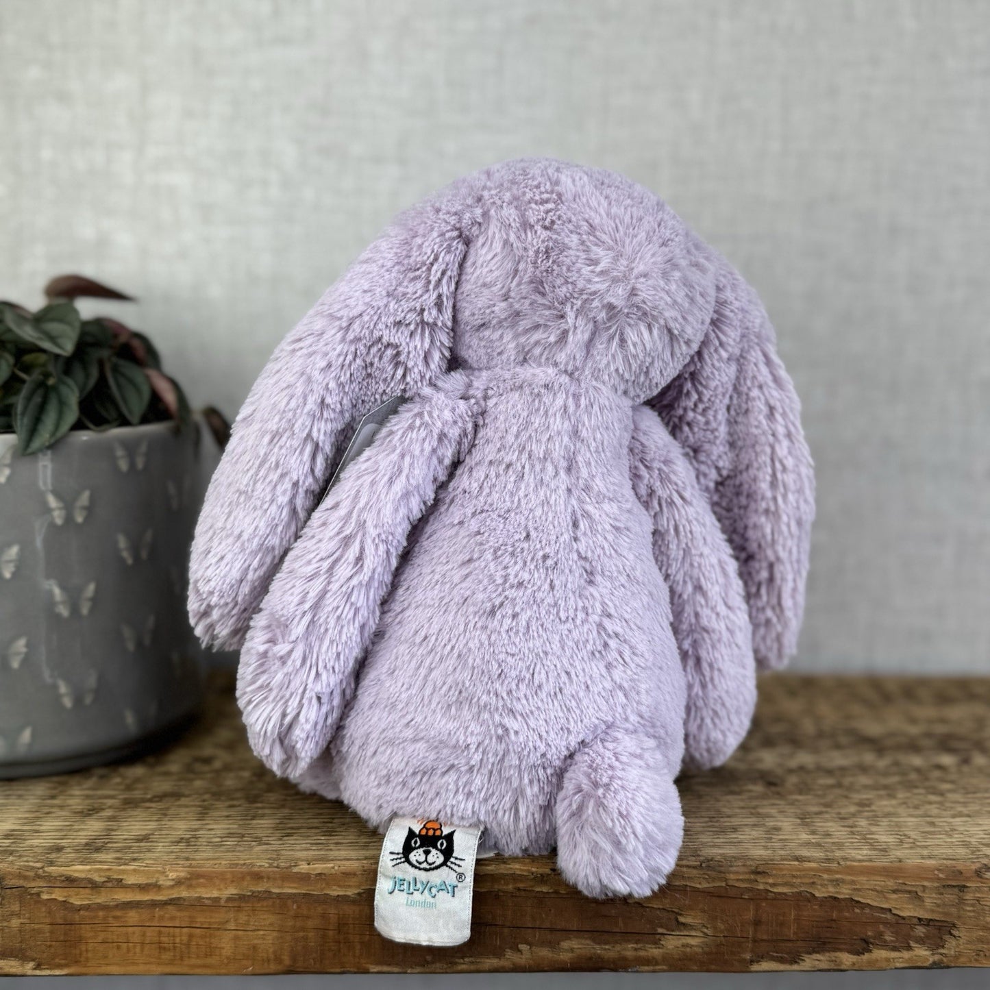 Jellycat Medium Bashful Hyacinth Bunny - Lilac Purple Bunny Rabbit 12”