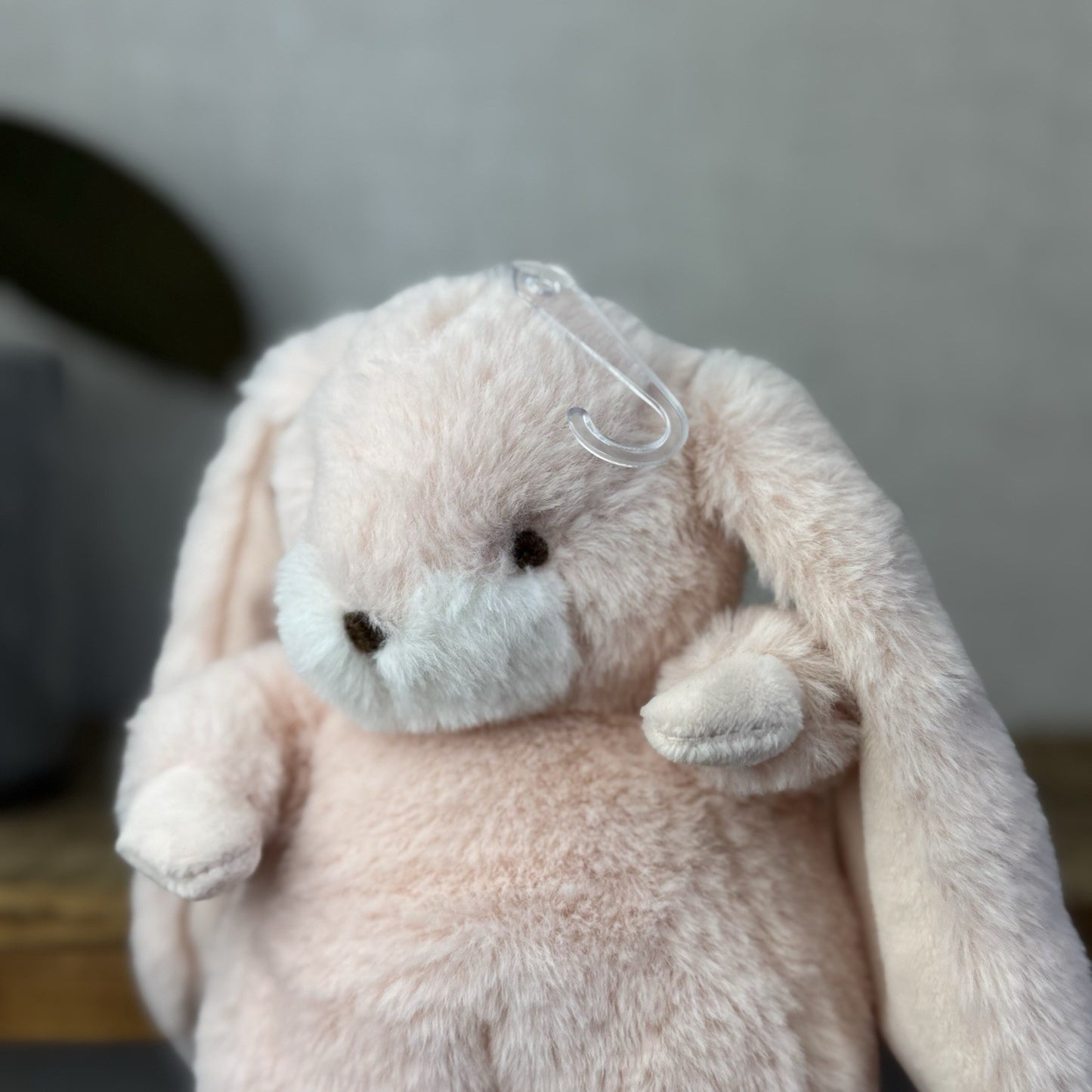 Bunnies By The Bay - Tiny Nibble Pink Bunny Soft Pink Beanie NWOT long Ears Cute