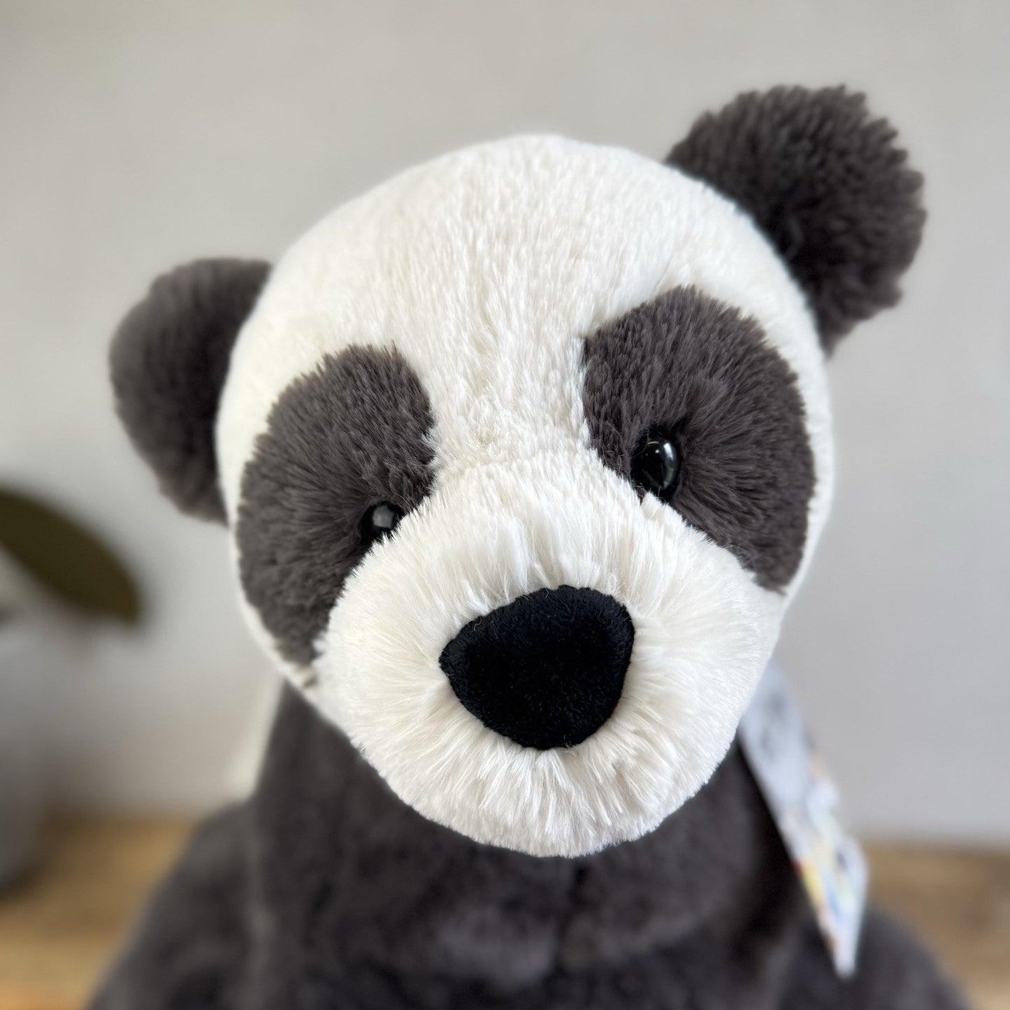 Jellycat Large Huggady Panda - Big Floppy Panda Beanie Rare/Retired 26"