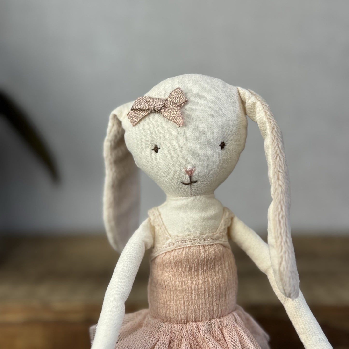 Maileg Dancing Ballerina Bunny Retired 2018 (No Tube) Retired Magnetic Hands 9”