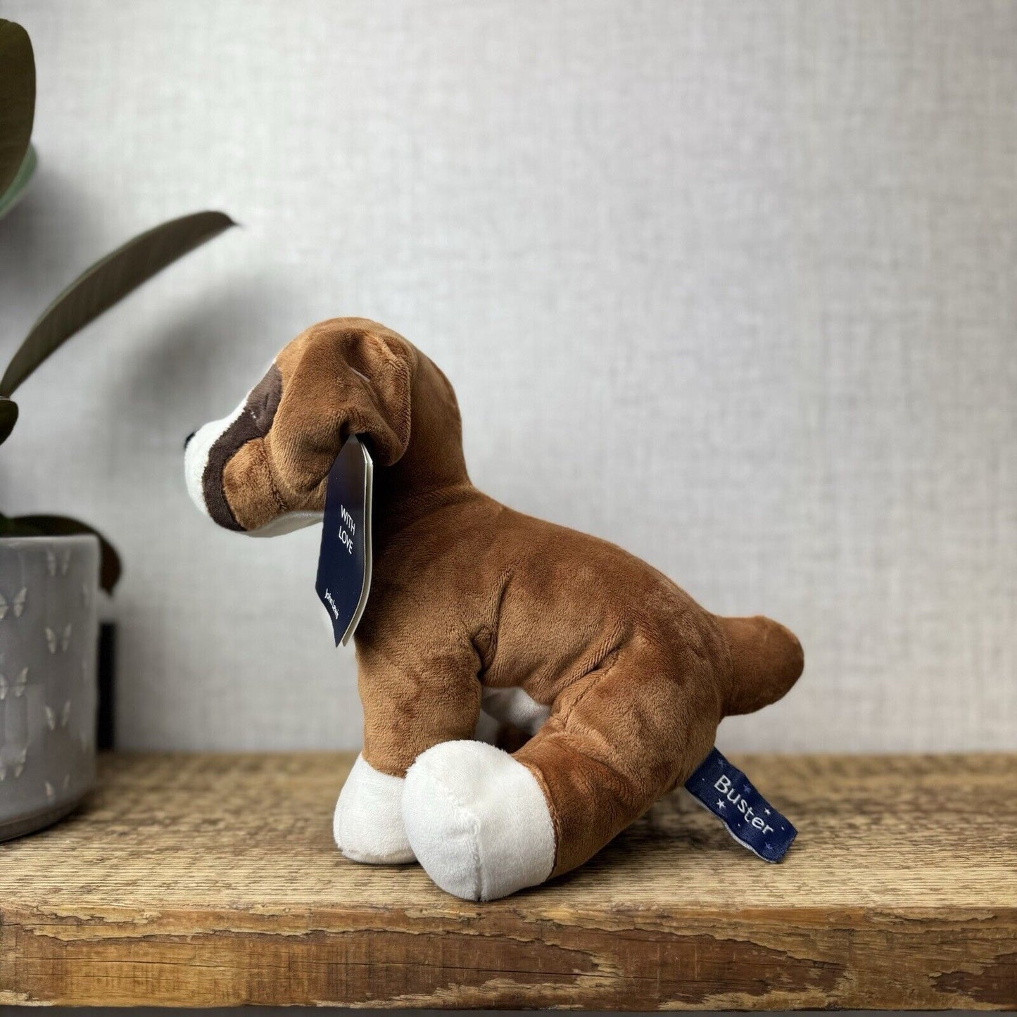 John Lewis Buster Dog - Christmas Advert 2016 (Jellycat Collab) With Tags 8”