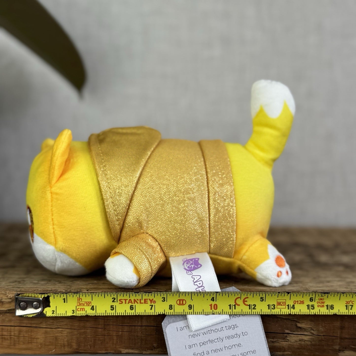 Aphmau MeeMeows - Noi Yellow Cat Glitter Edition Yellow Hooded Cute 6"