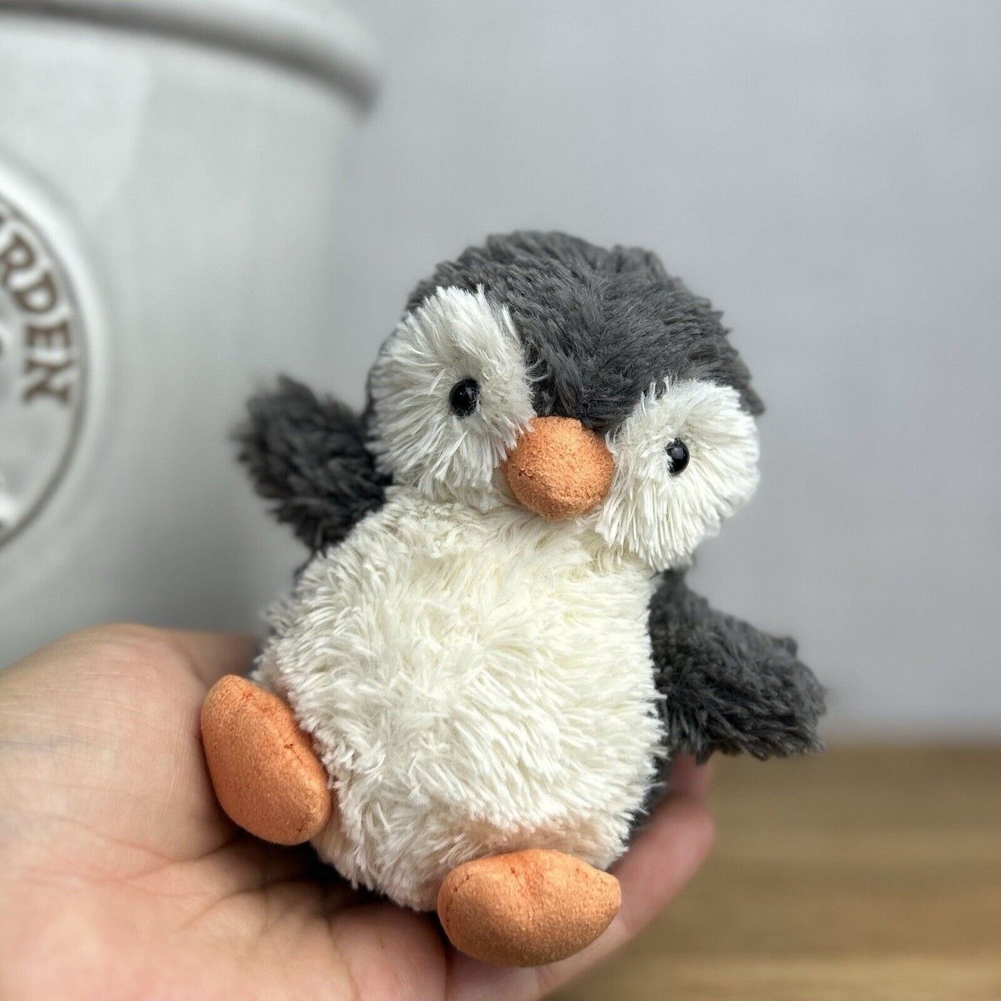 Jellycat Tiny Peanut Penguin - Tiny Penguin Plush - Pocket Pal Plush - Peanut 5”