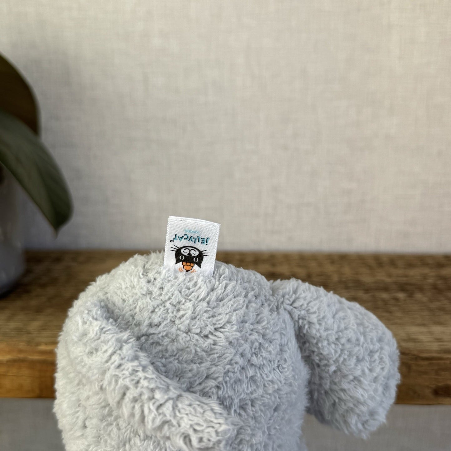 Jellycat Medium Nugget Elephant - Medium Nugget Elephant Grey Soft Toy 12"