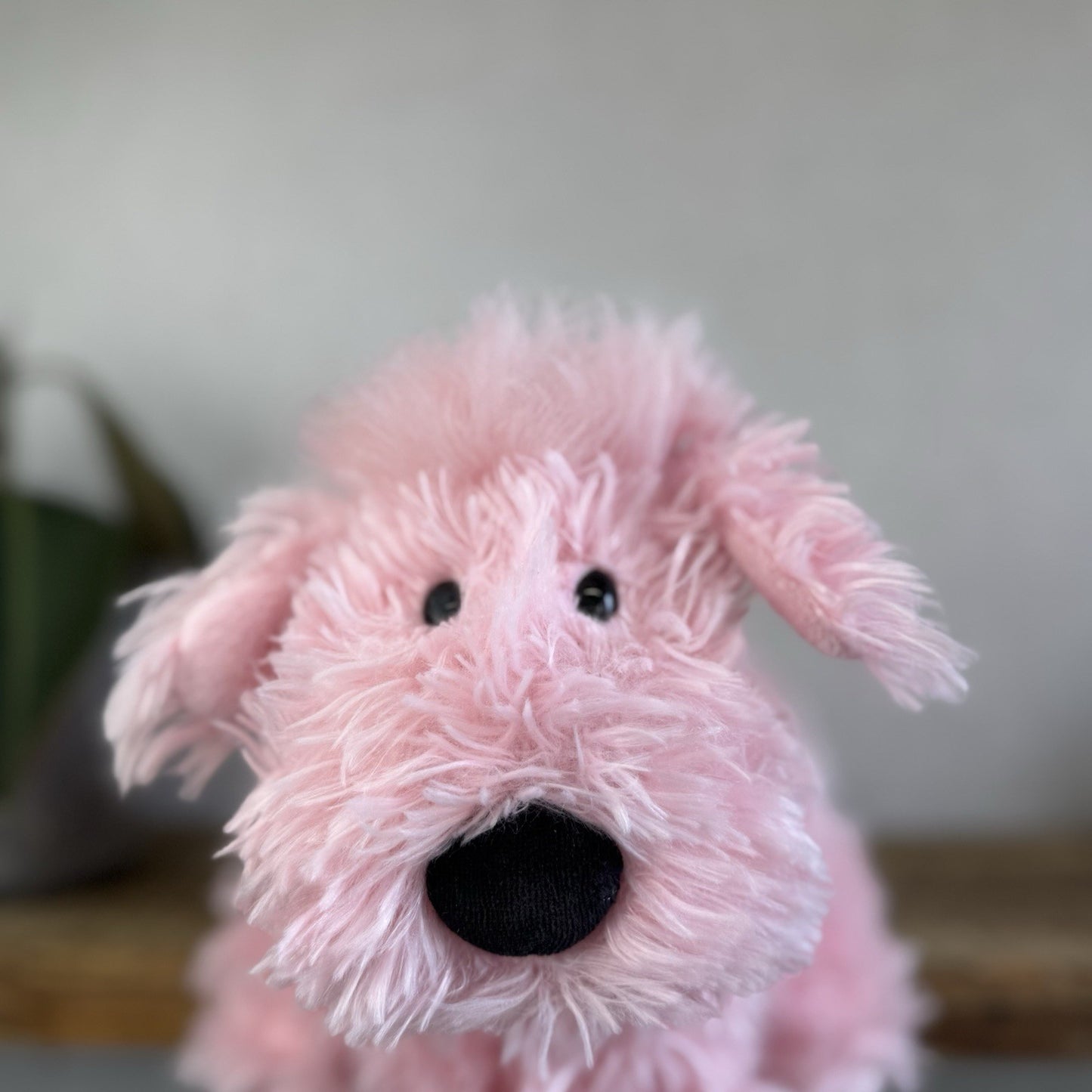 Jellycat Pink Truffles Puppy Dog - Truffles Puppy Soft Pink NWOT Cushion 14”