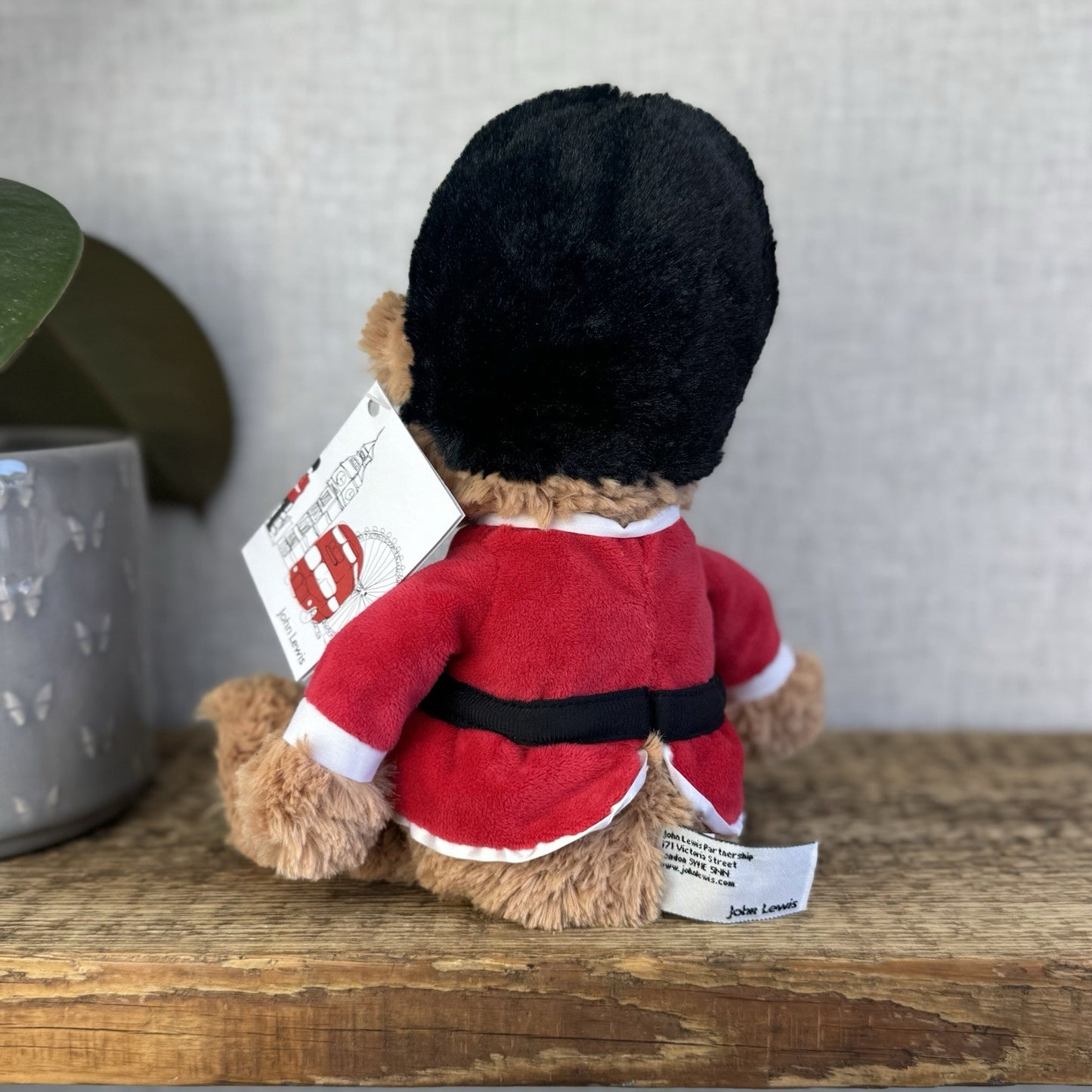 John Lewis Queens Guard Teddy Bear - Small Teddy (Jellycat Collaboration)