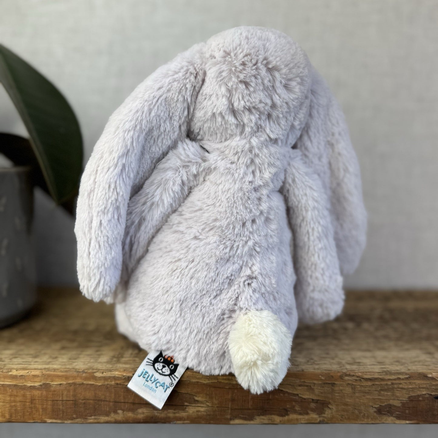 Jellycat Bashful Bunny Lilac - Light Purple Bunny White Tail Rabbit 12” Retired