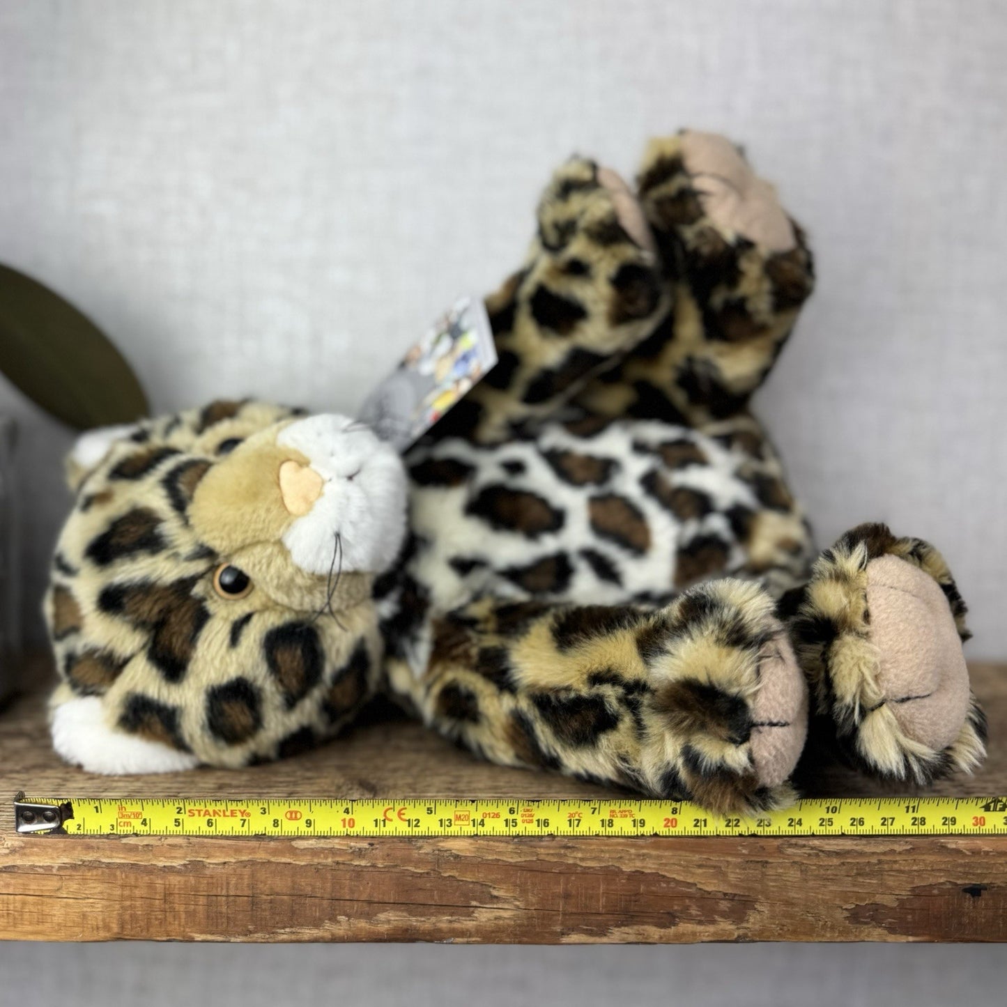 Build A Bear WWF Leopard Cheetah Plush Stuffed Animal 2012 World Wildlife 12"