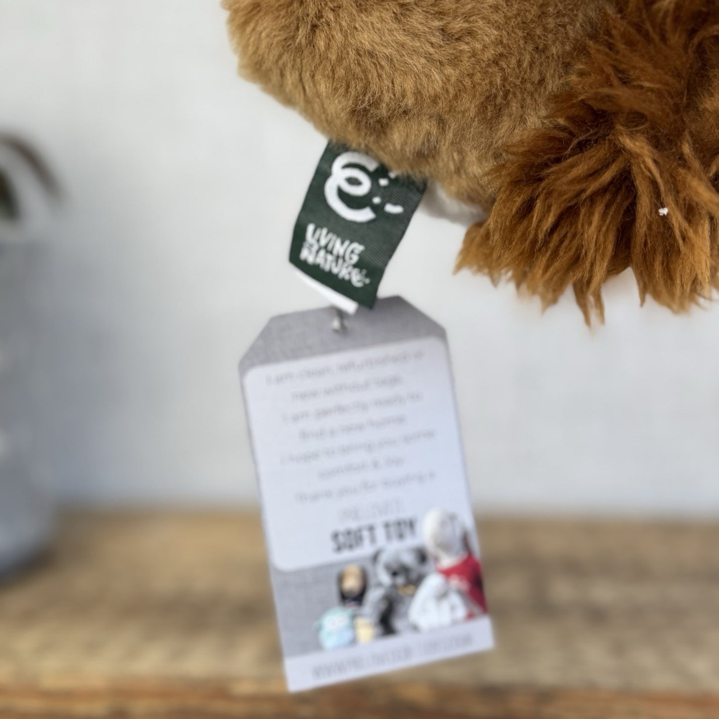 Living Nature Squirrel Small Stuffed Animal Children's Soft Plush Toy 5”