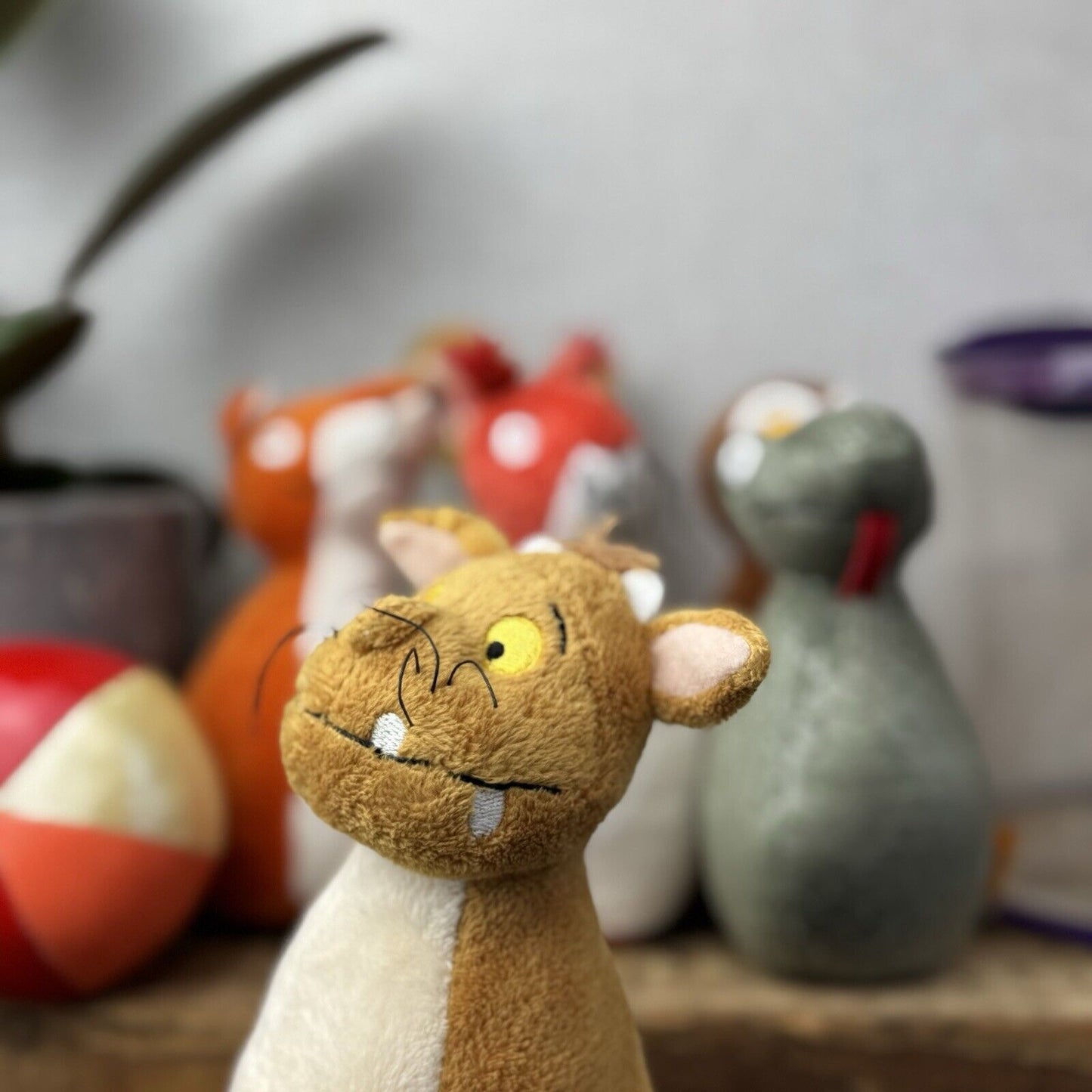 Gruffalo's Child Plush Skittle Set Bowling Soft Toy by Aurora The Gruffalo Gift
