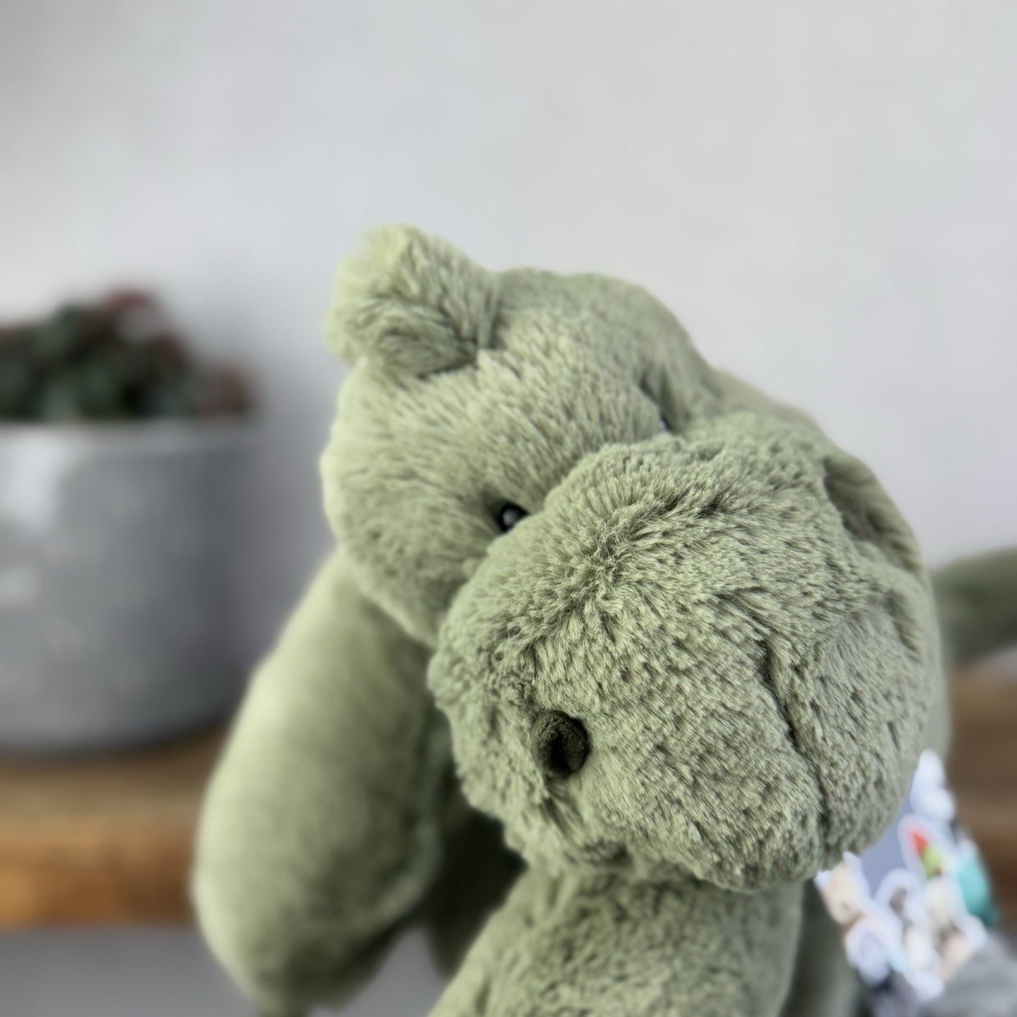 Jellycat Huggady Dino Bag - Green Dinosaur Rucksack Soft Toy Bag Retired NWOT