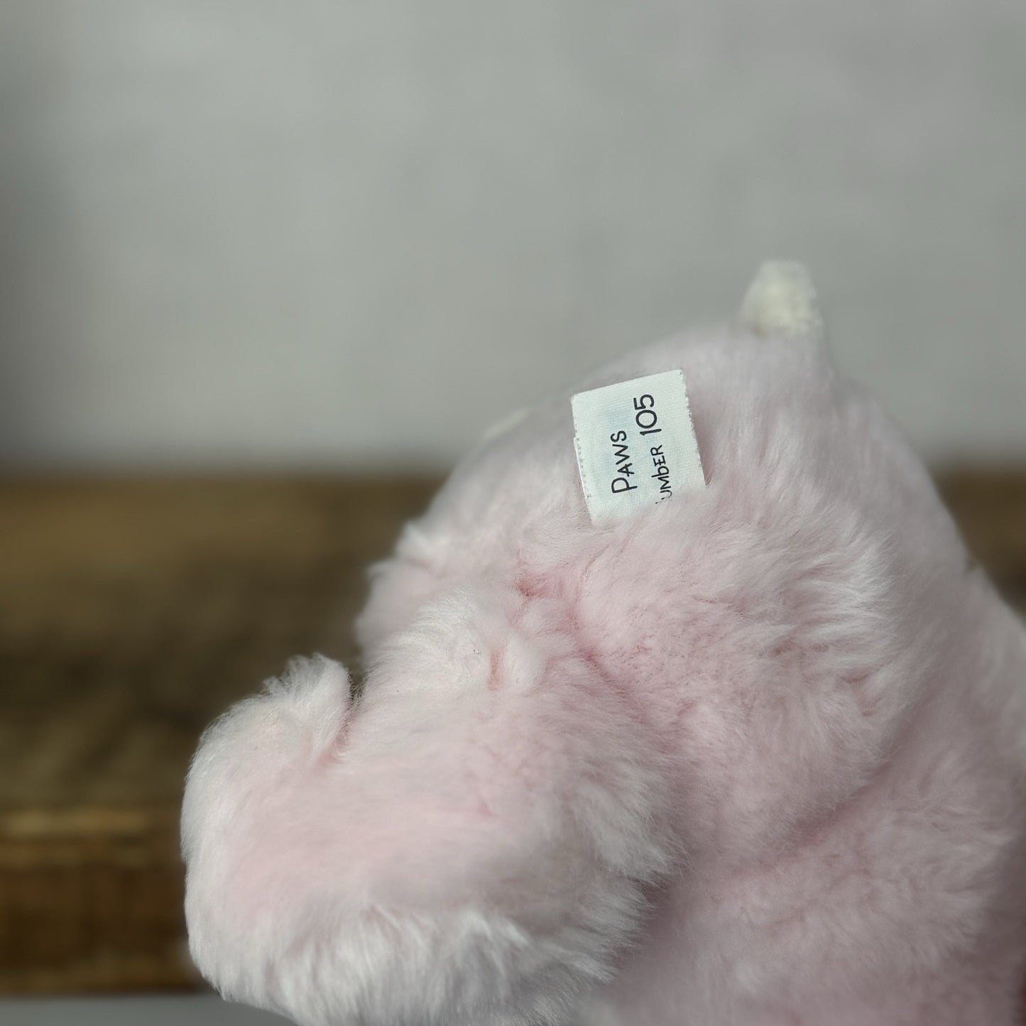 Blue Nose Friends Paws Pink Persian Cat #105 - Mini Pink Fluffy Kitten