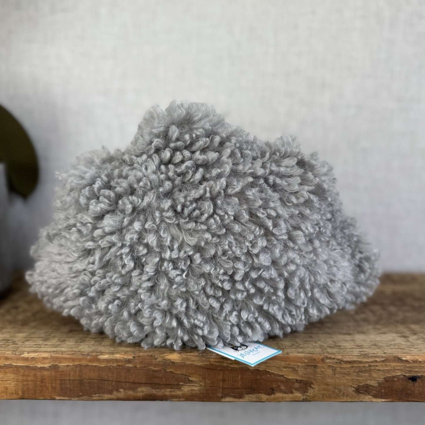 Jellycat Amuseable Storm Cloud - Grey Grumpy Cloud Plush Beanie NWT 10"
