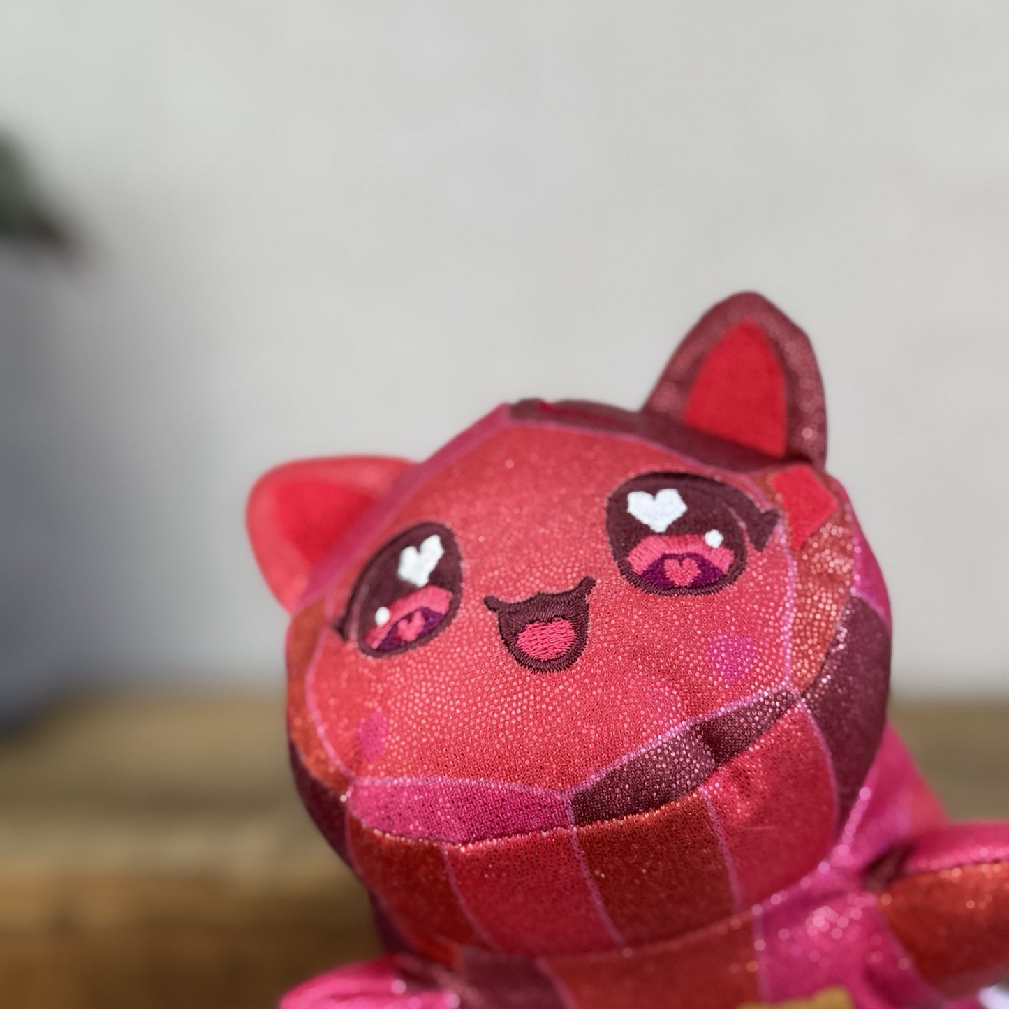 Aphmau MeeMeows - Ruby Red Cat Squish Plush Soft Toy Collectible 5"