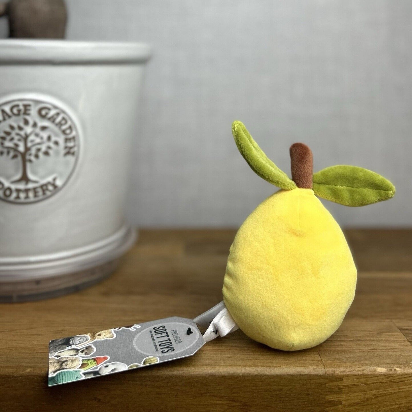 Jellycat Fabulous Lemon - Small Beanie Lemon Soft Toy Collectible Food 5”