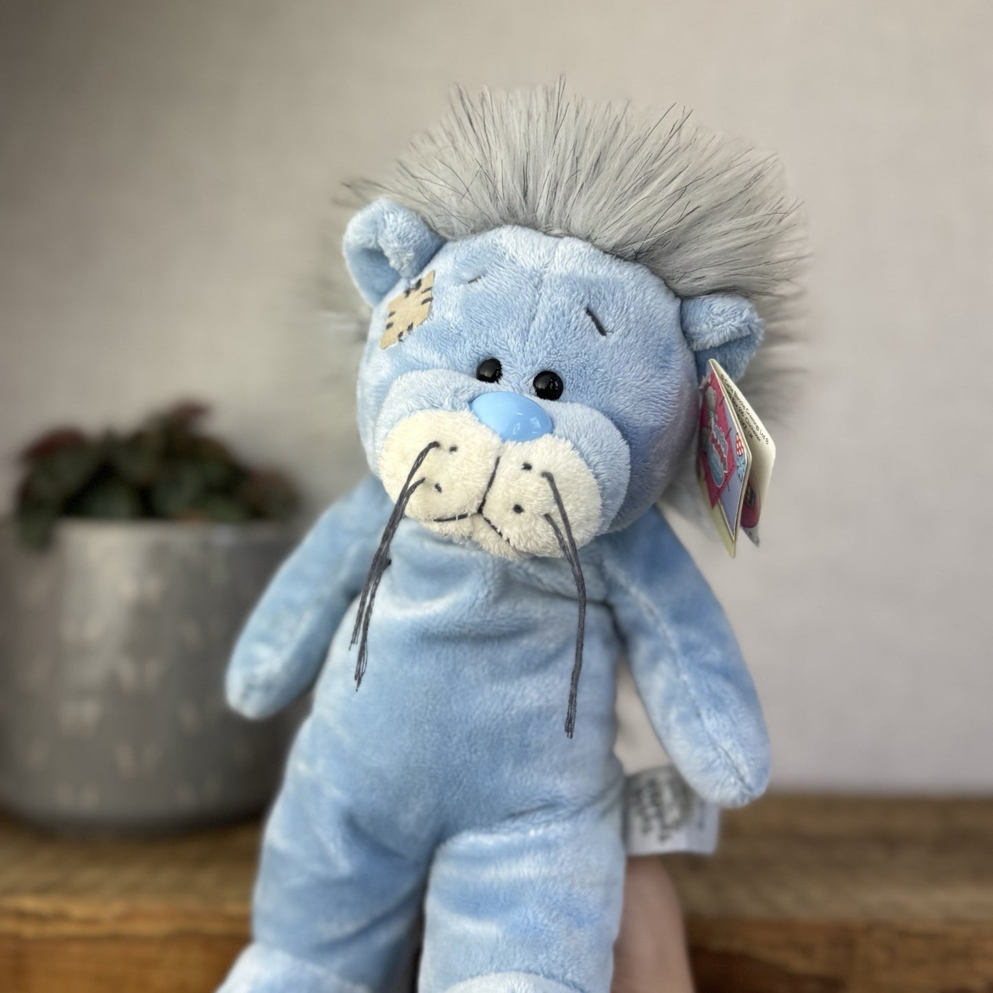 Blue Nose Friends Rocky The Lion - Floppy Blue Lion New With Tags Retired Plush