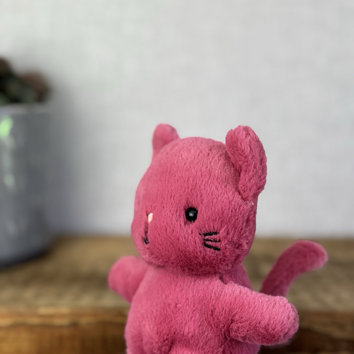 Jellycat Sweetsicle Cat - Tiny Pink Rabbit Plush Beanie New Without Tags 5"