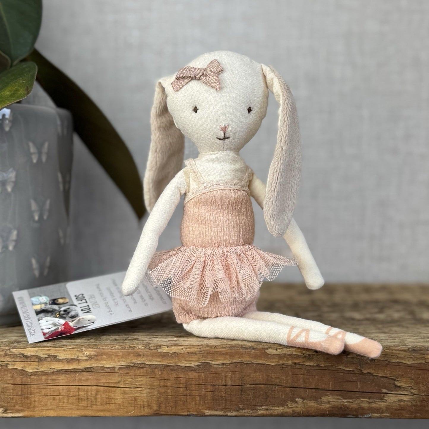 Maileg Dancing Ballerina Bunny Retired 2018 (No Tube) Retired Magnetic Hands 9”