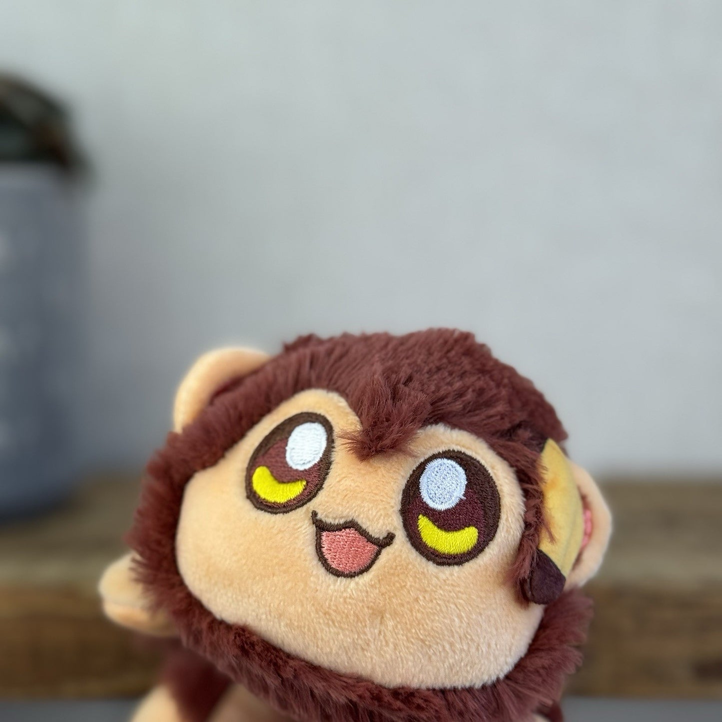 Aphmau MeeMeows - Monkey Cat Safari Fluffy Monkey Cat Plush Soft Toy 5”