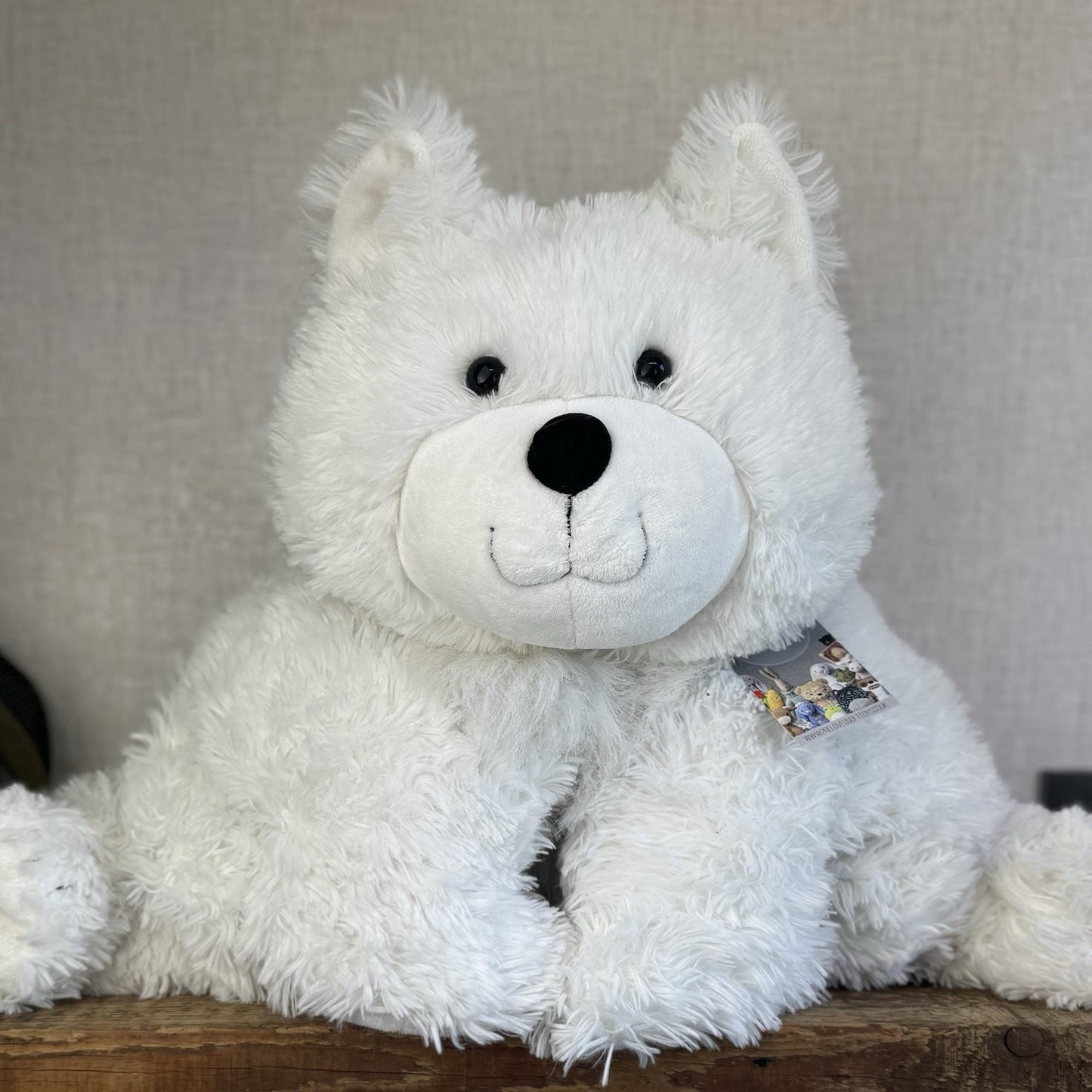 Huge Truffles White Cat - Little White Company/Jellycat Collab Large Cushion Cat